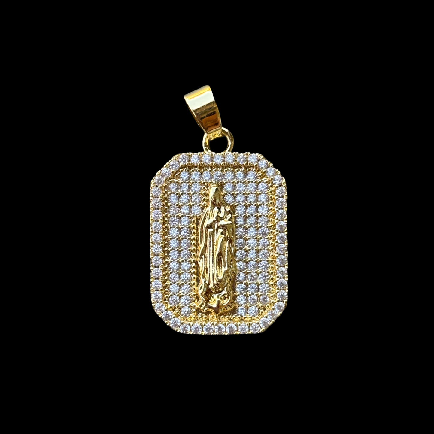 Virgen bling pendant