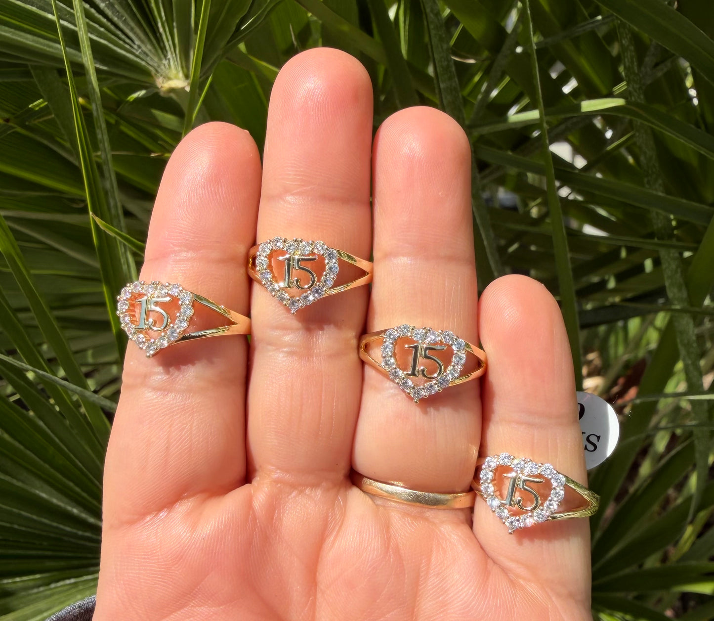 1pc Quinceañera Bling Ring