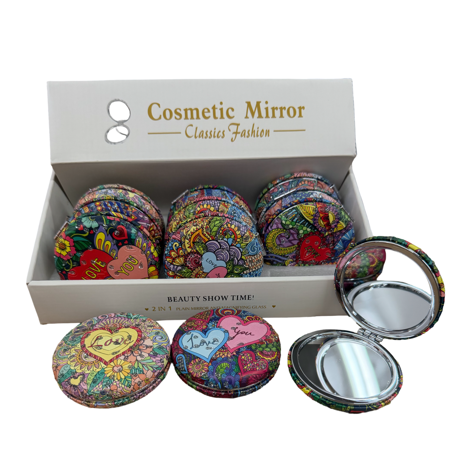 Heart Mirror 12pc