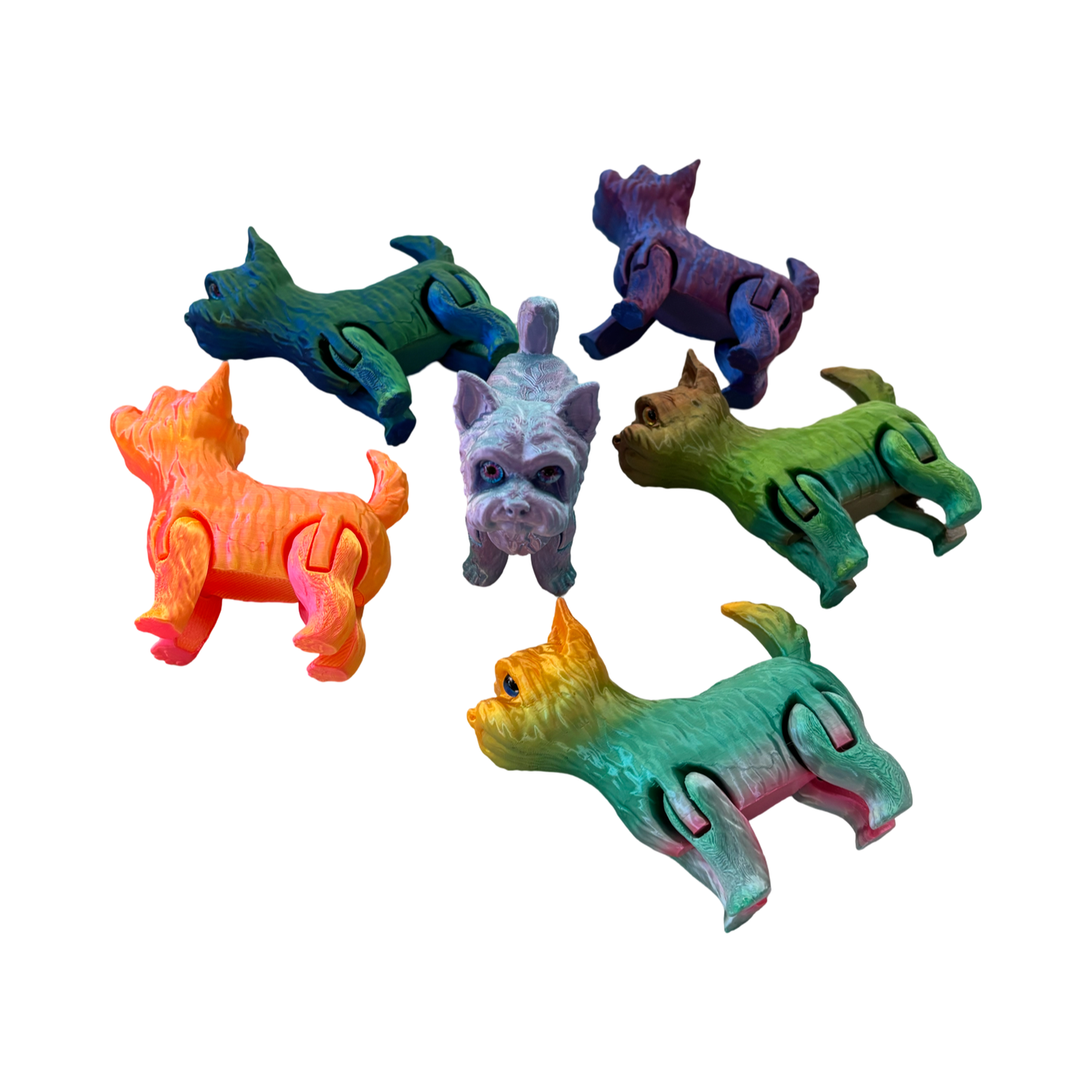 Dog figure 12pcs