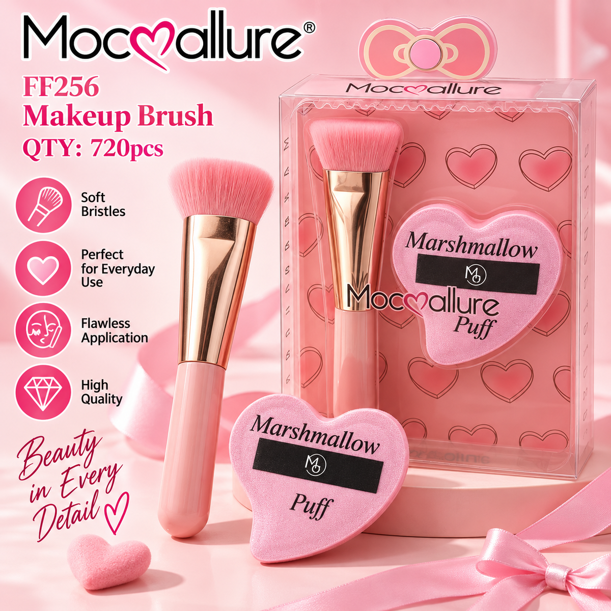 1Dz Makeup Brush & Puffer