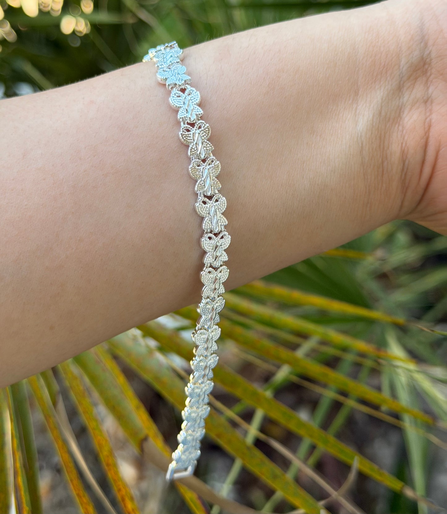 Silver Butterfly Bracelet