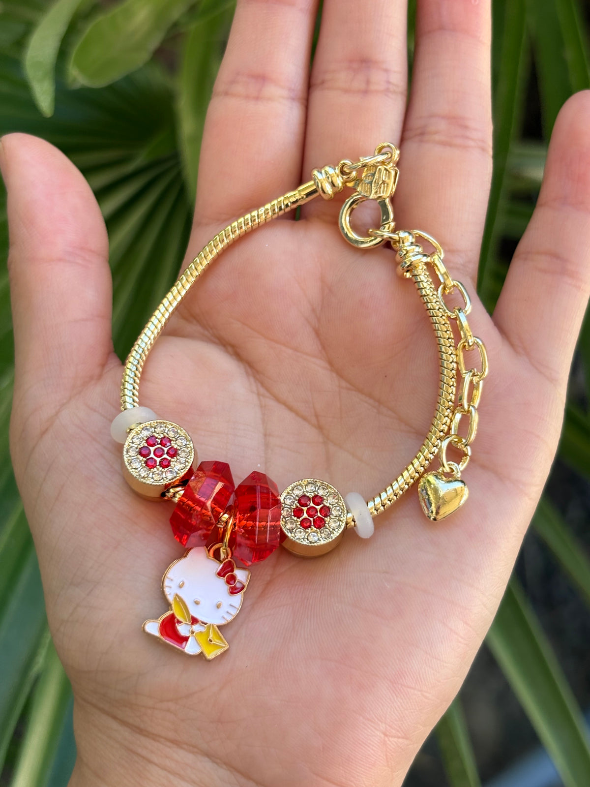 Red Hk Pandora bracelet
