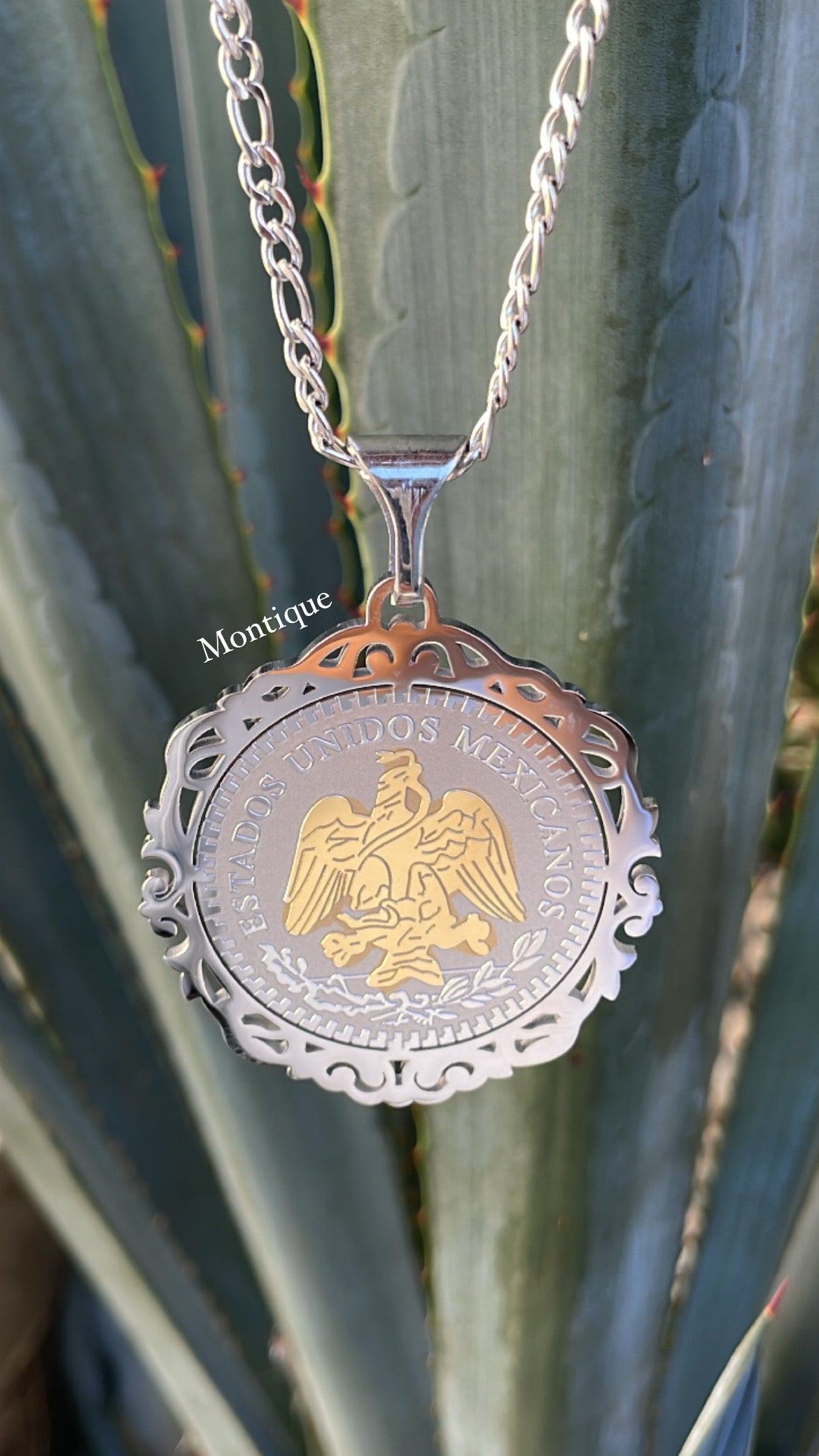 Centenario de stainless steel silver and gold
