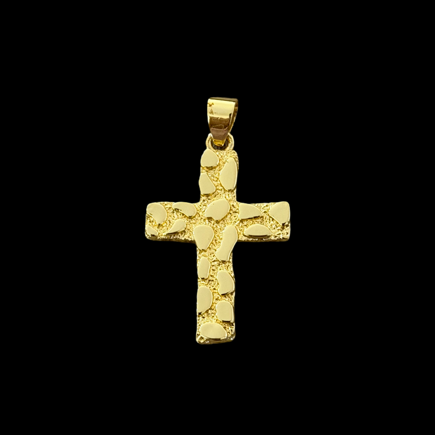 Cross Nugget Pendant