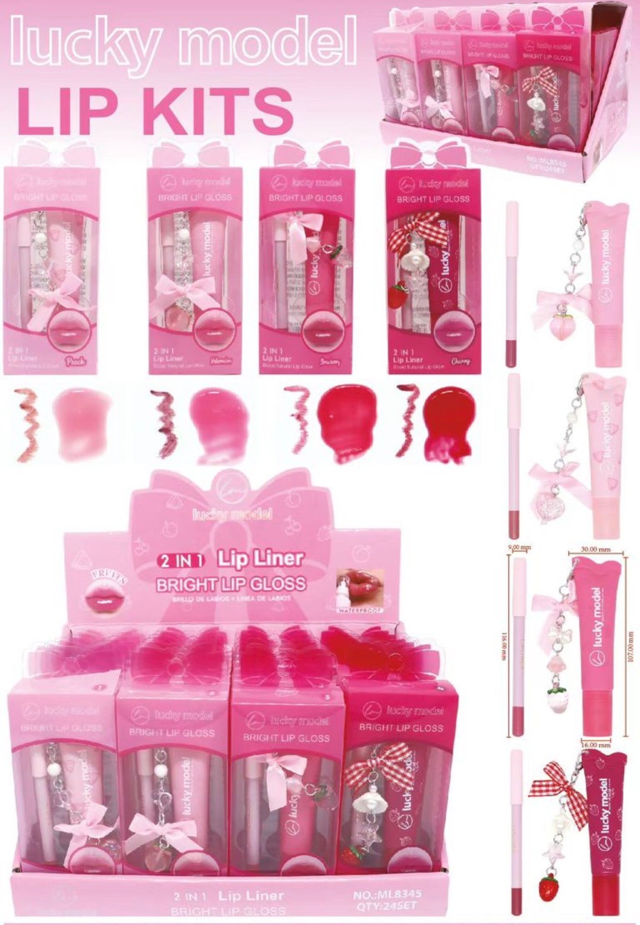 24pc New Lip Duo