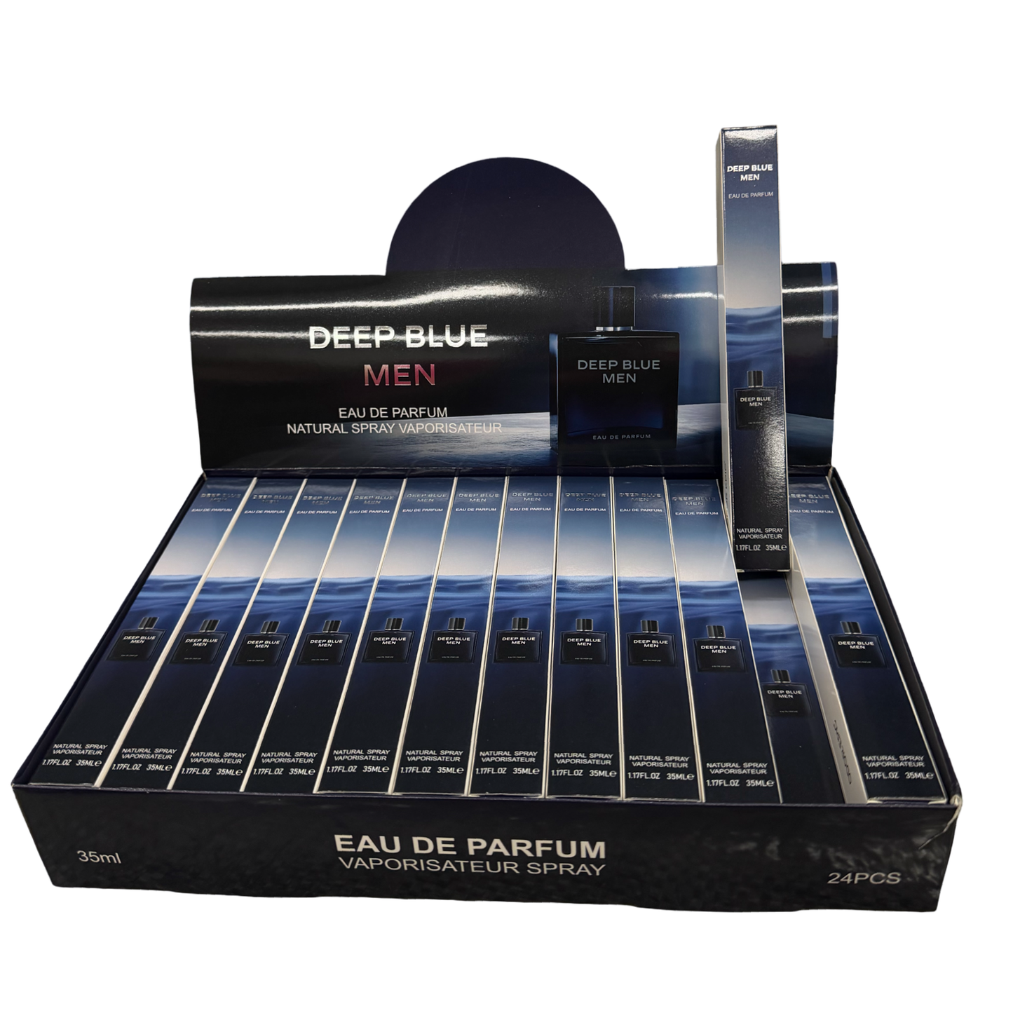 24pc Deep Blue Travel Perfume