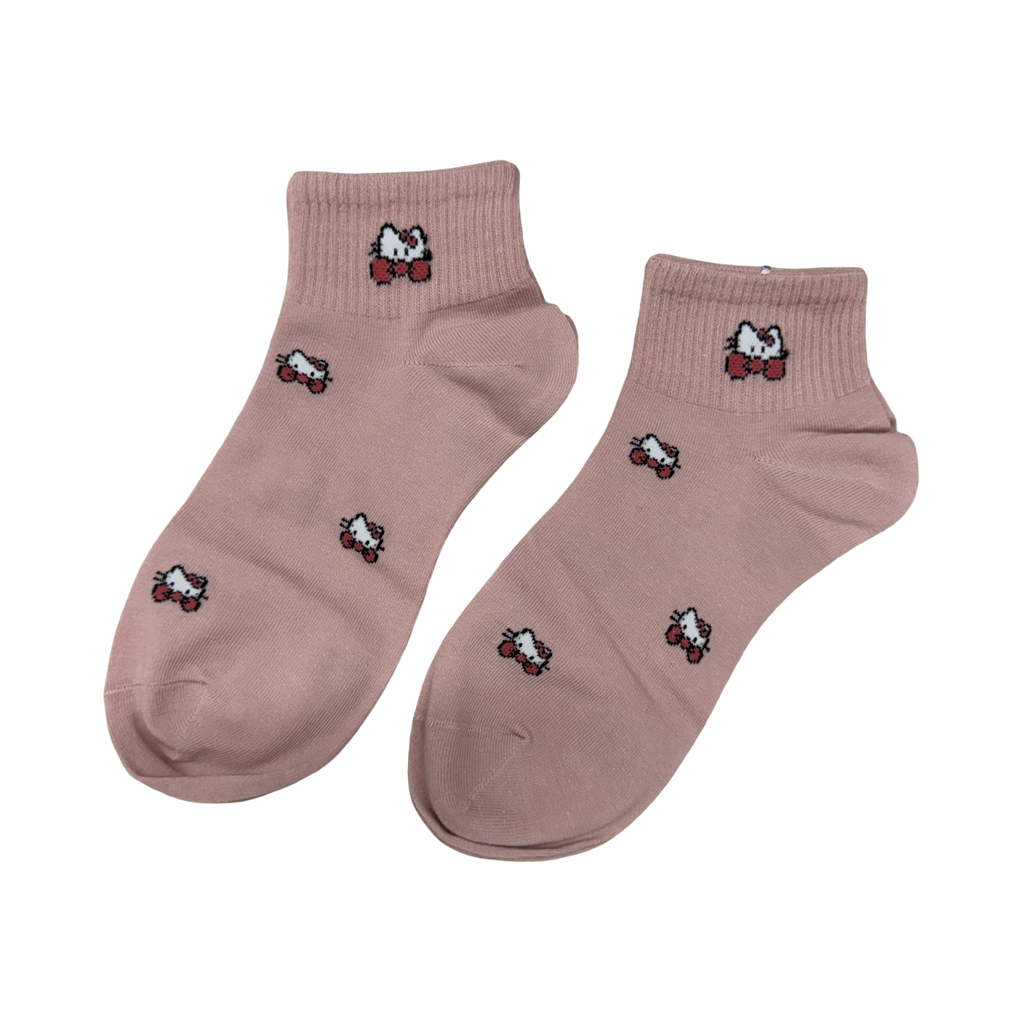 12pc Pink HK Socks