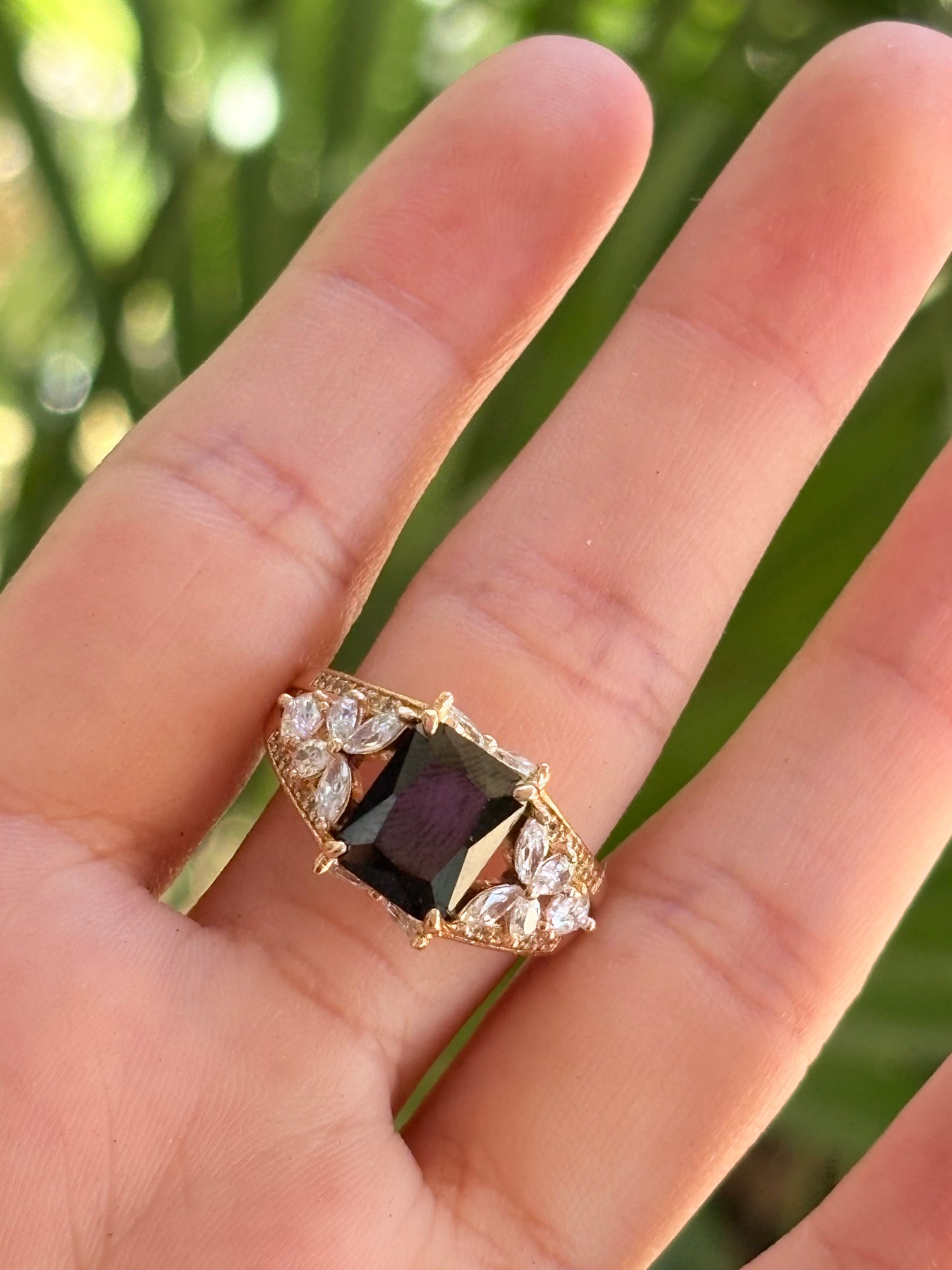 #6 Black Square Ring