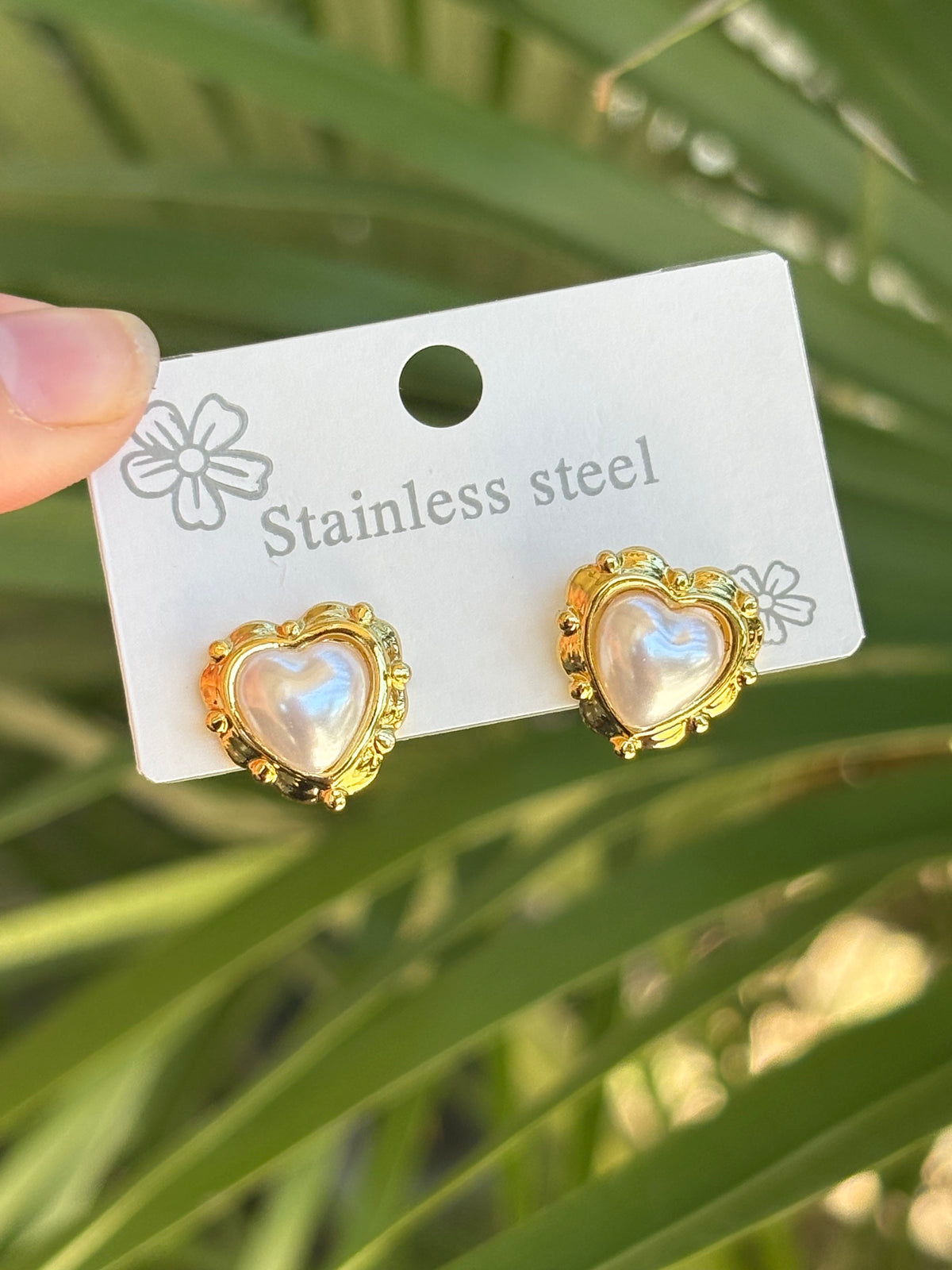 Heart earring