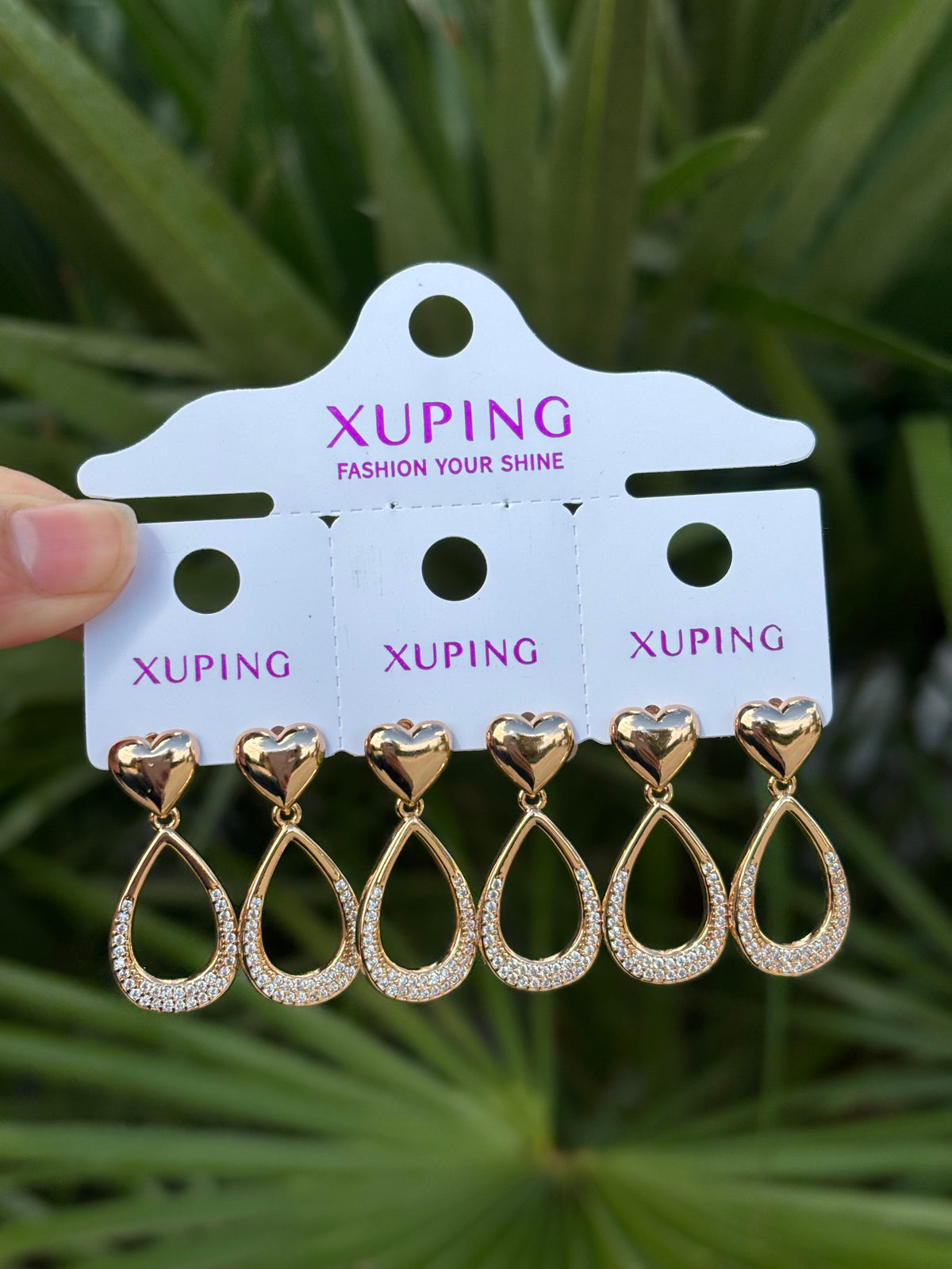 Xp heart hits earring #5954