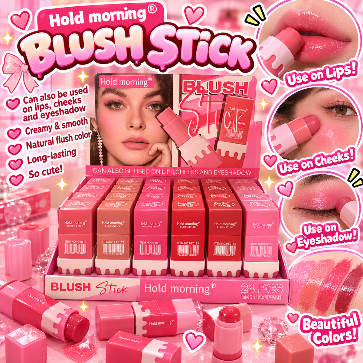 Blush Stick 24pc #HF0113