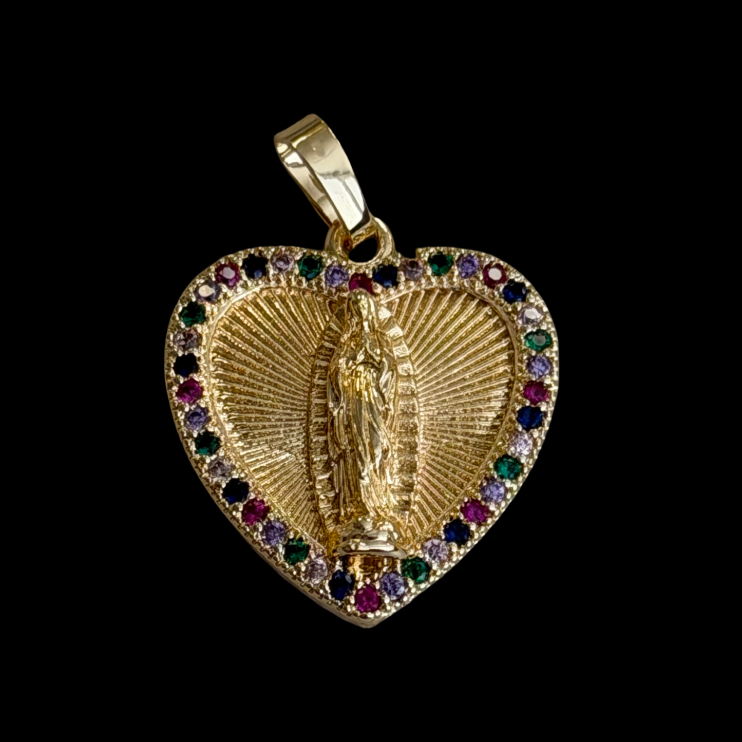 A-46 Virgen Heart Pendant