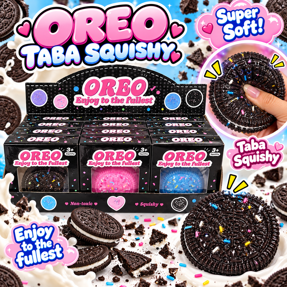 Oreo Squishy 12pc