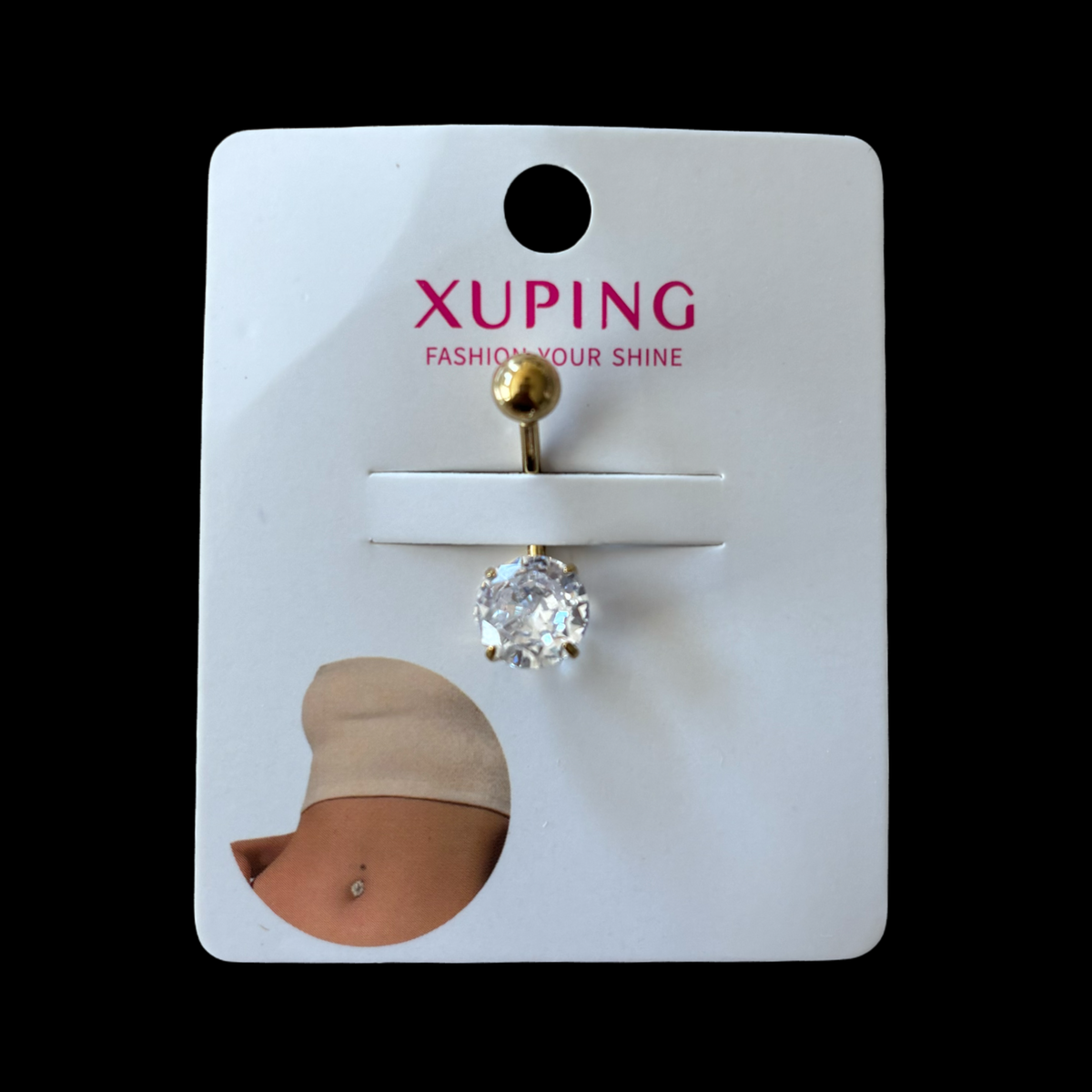 4-P Circle belly piercing