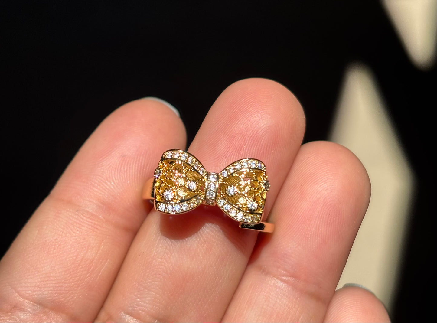 Small Bows Ajustable Ring