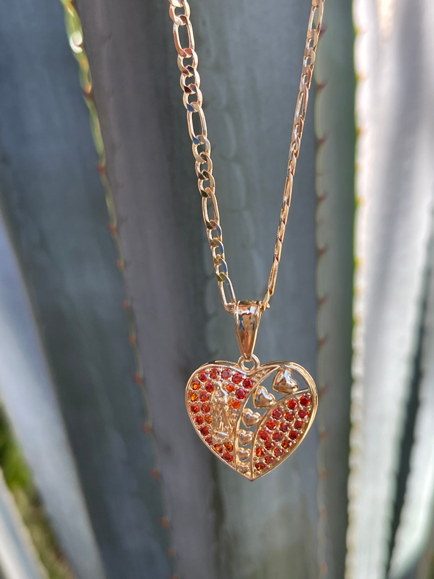 San Judas Heart Pendant