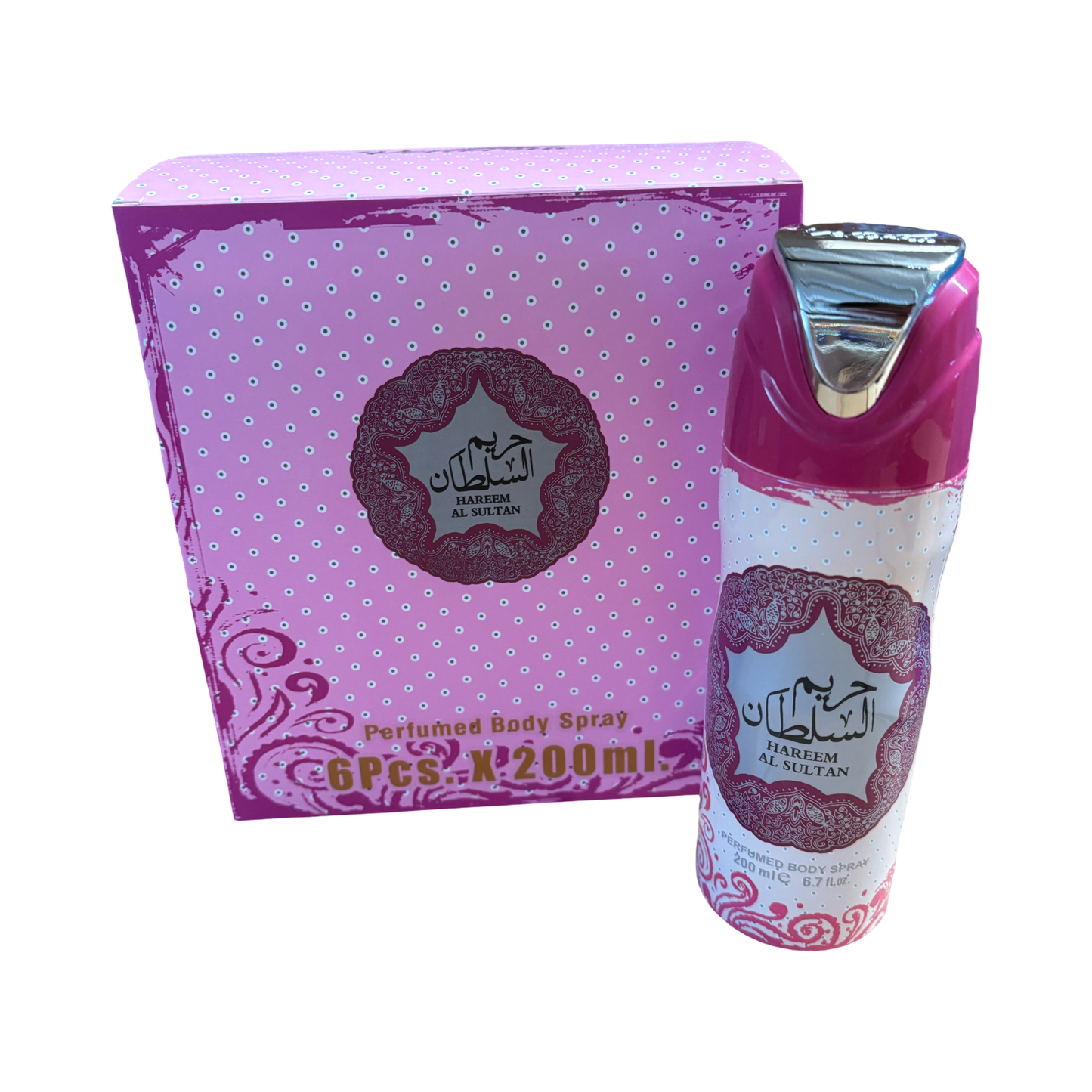 6pc Pink Spray