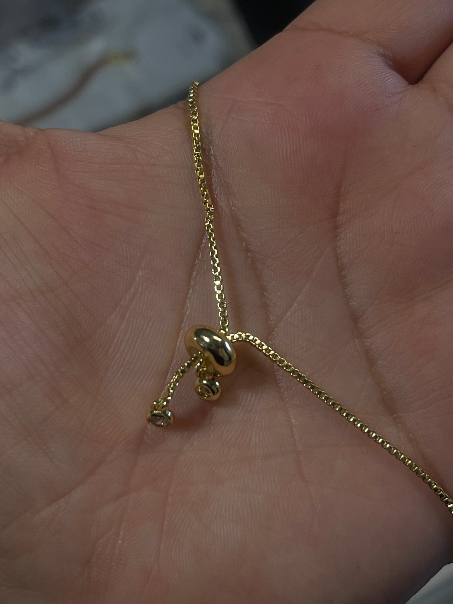 Trébol Bling Bling Ajustable Bracelet