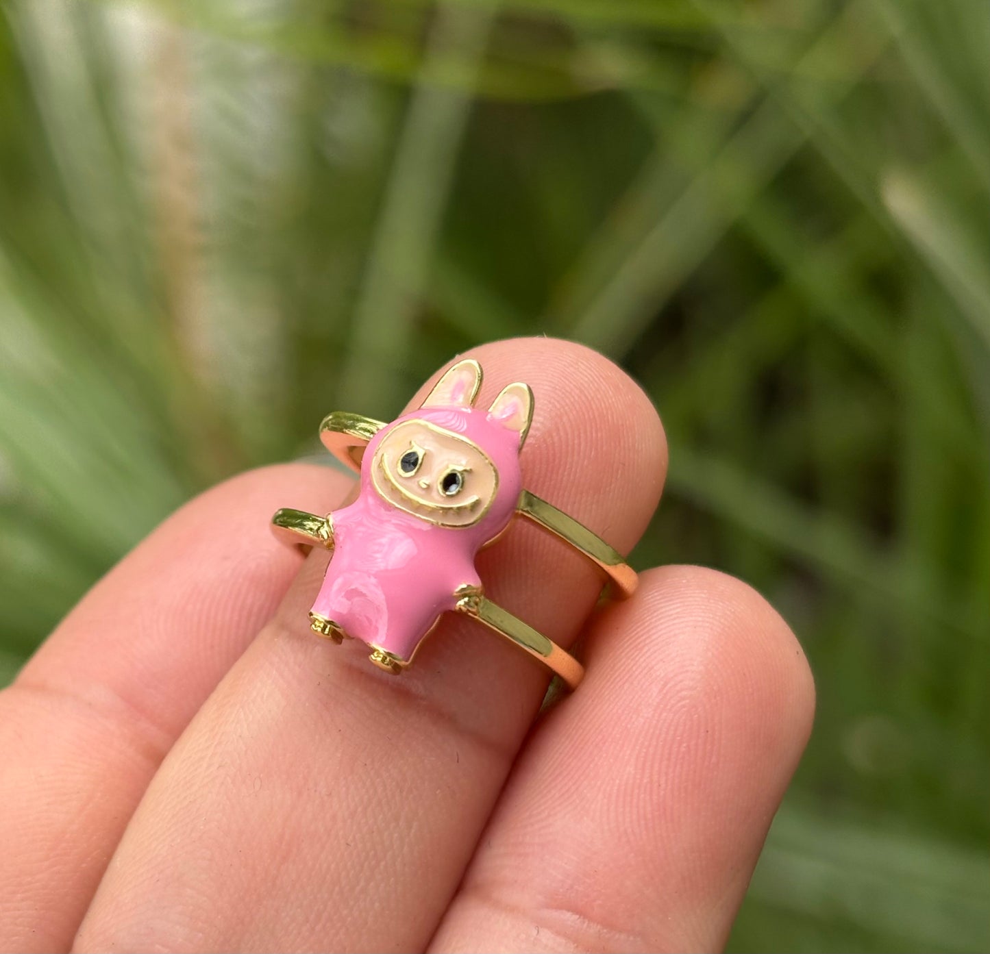 Pink Lb Ajustable Ring