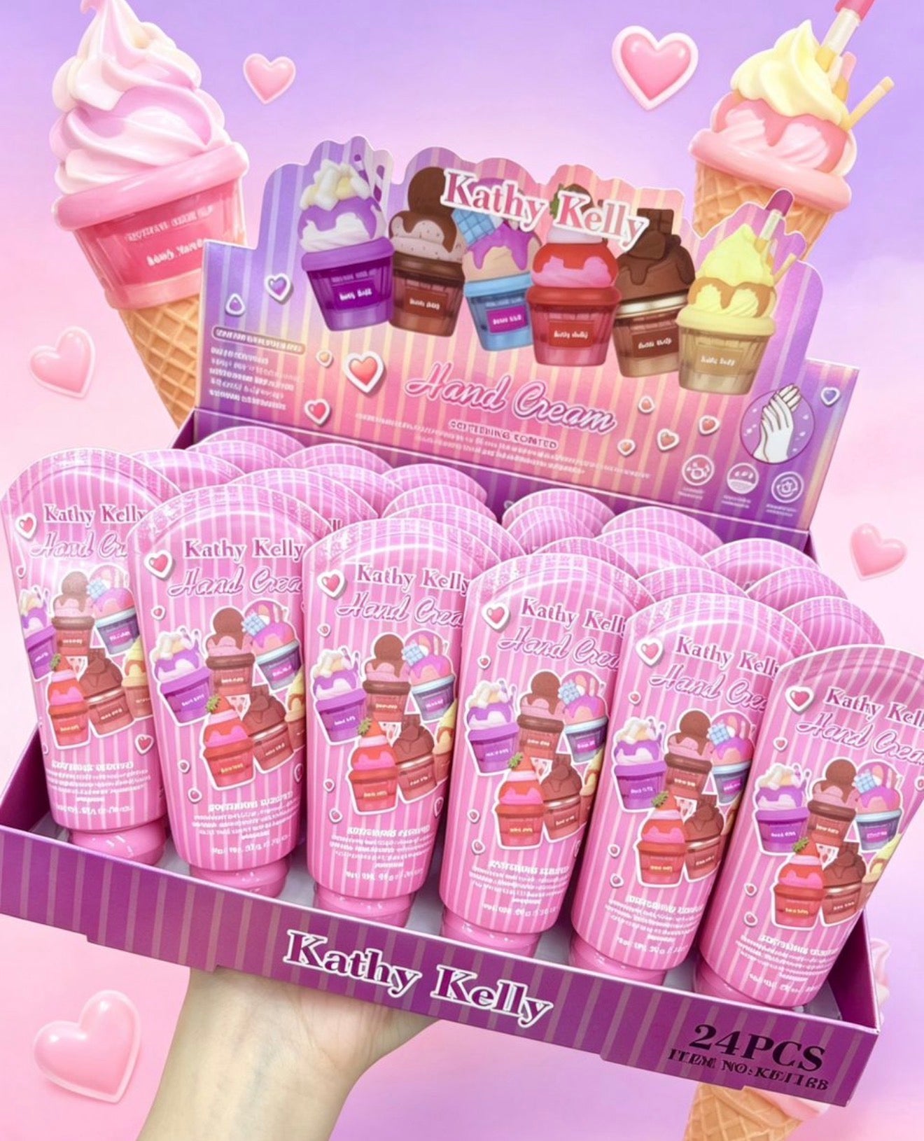 24pc Cupcake Hand Cream