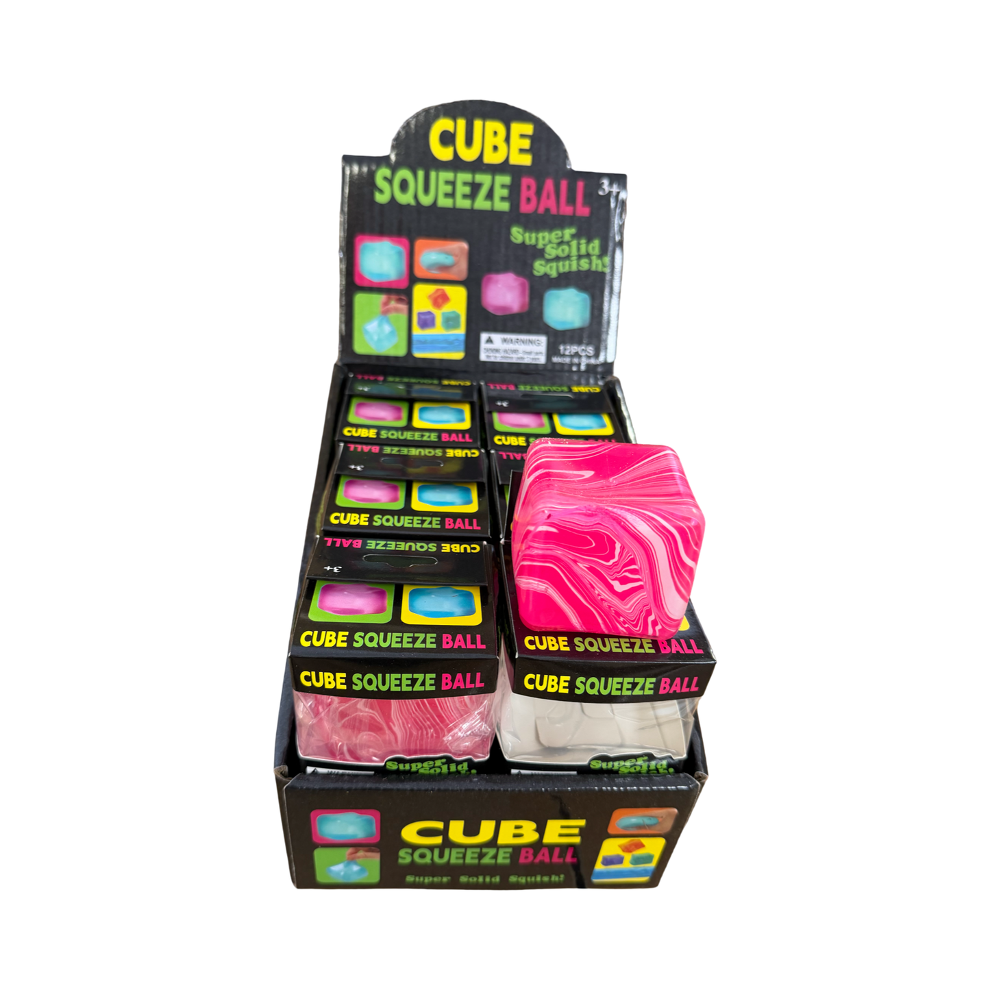 12pc Mix Color Cube Squishy