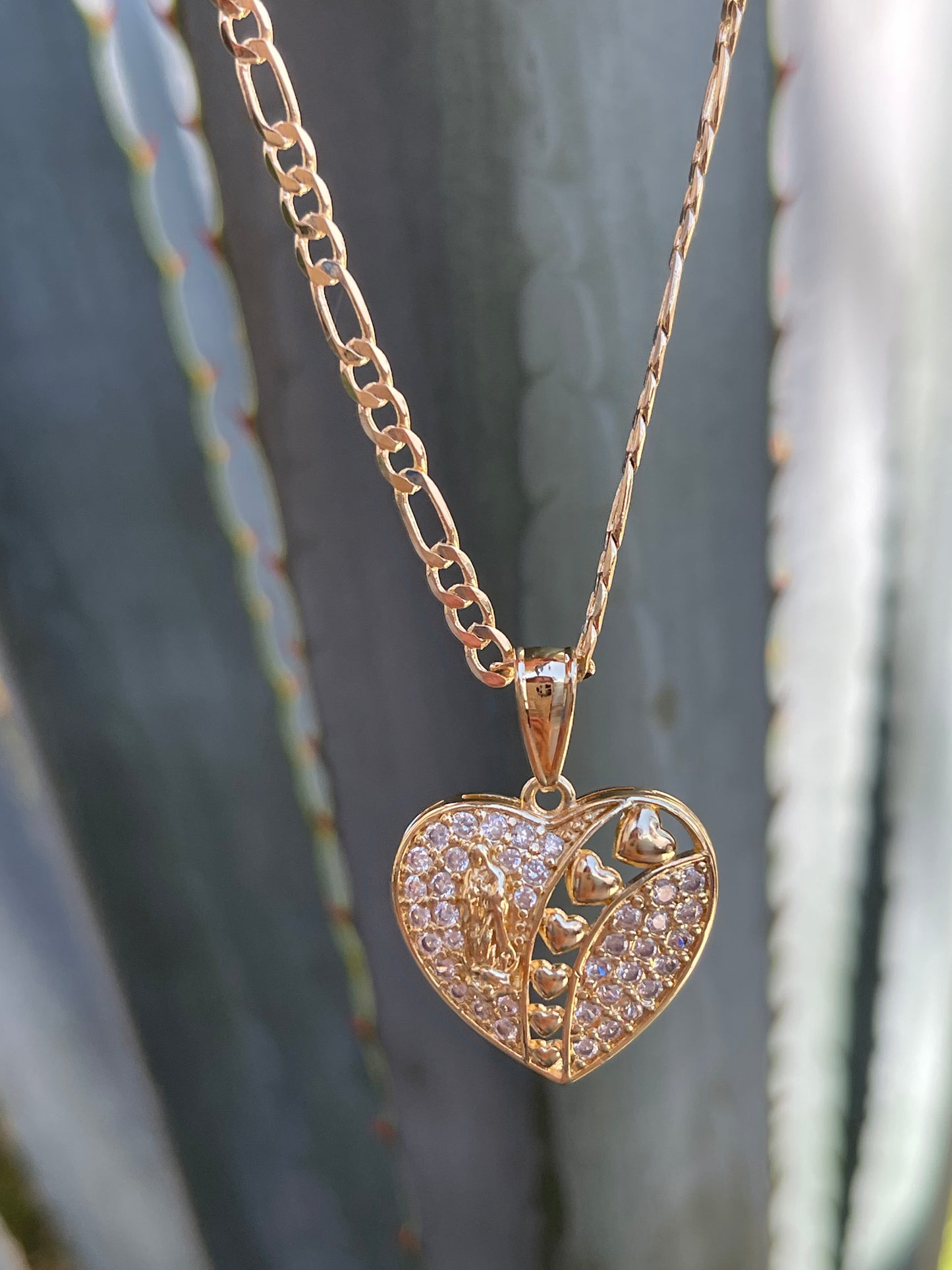 San Judas Heart Pendant