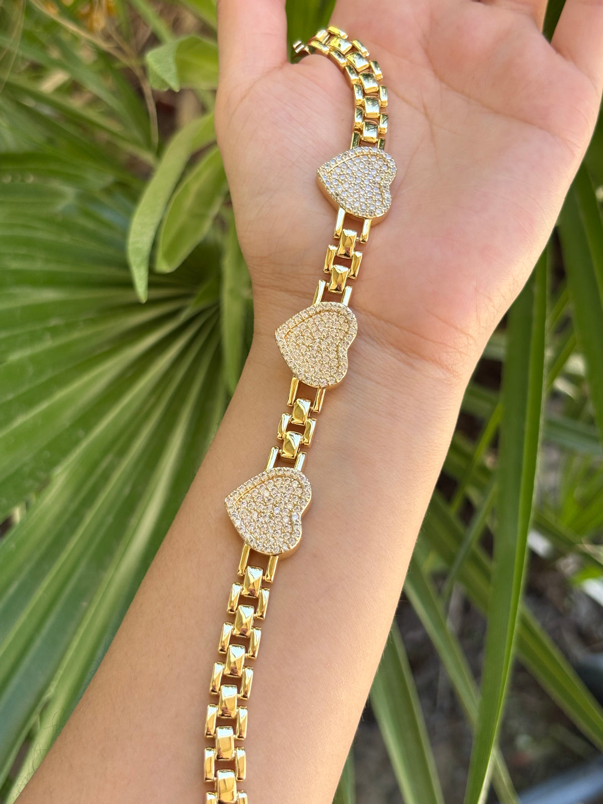 45-A bracelet 3heart