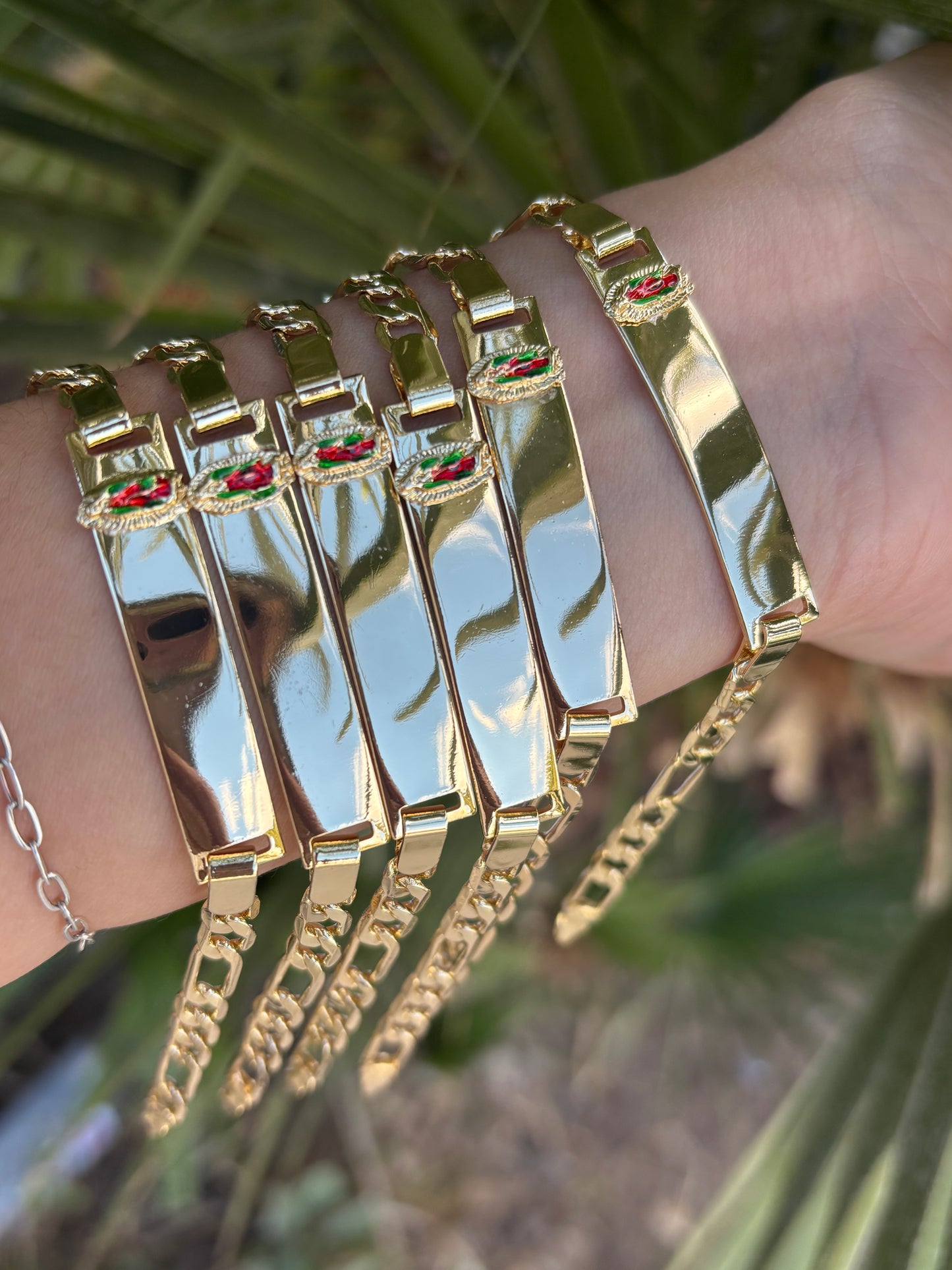 6pcs placa V bracelet