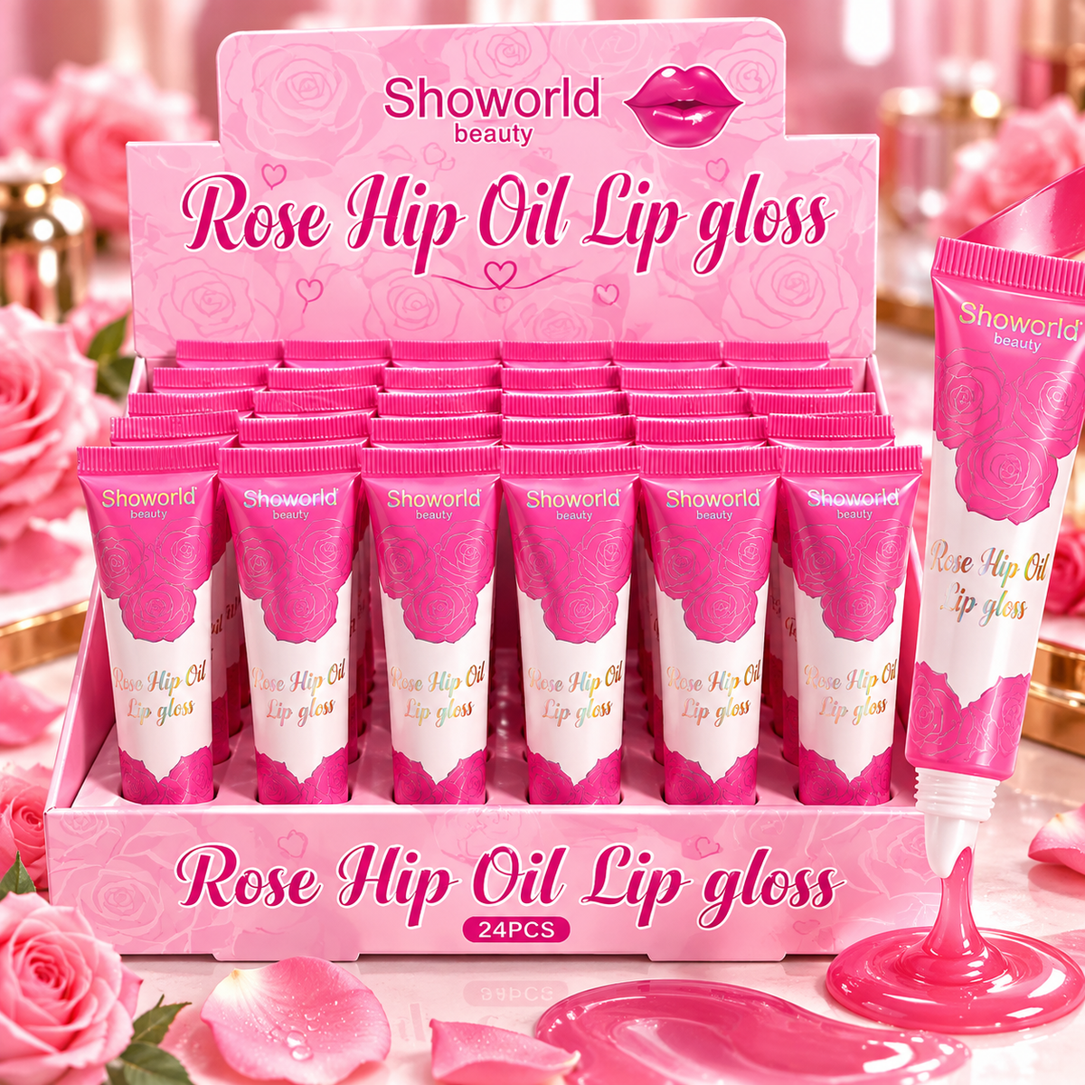 Rose Lip Oil 24pc #32041