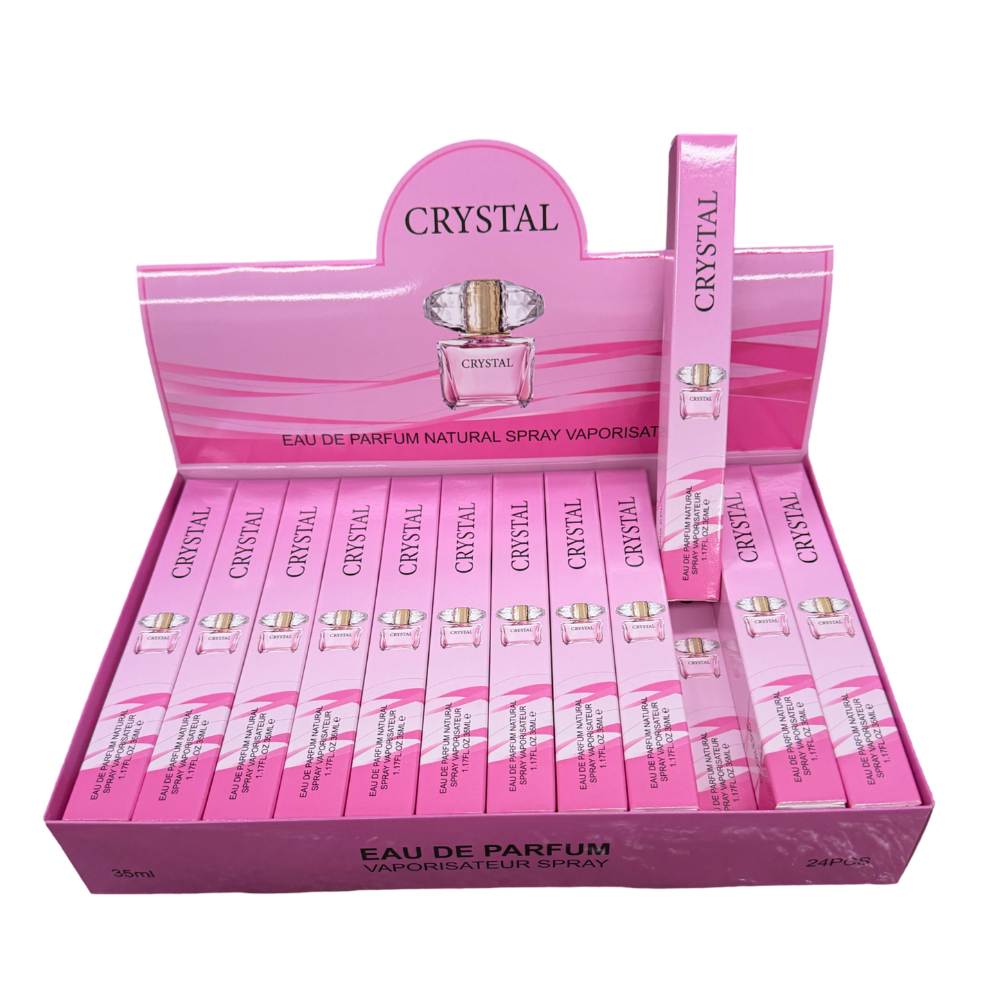 24Pc Crystal Travel Perfume