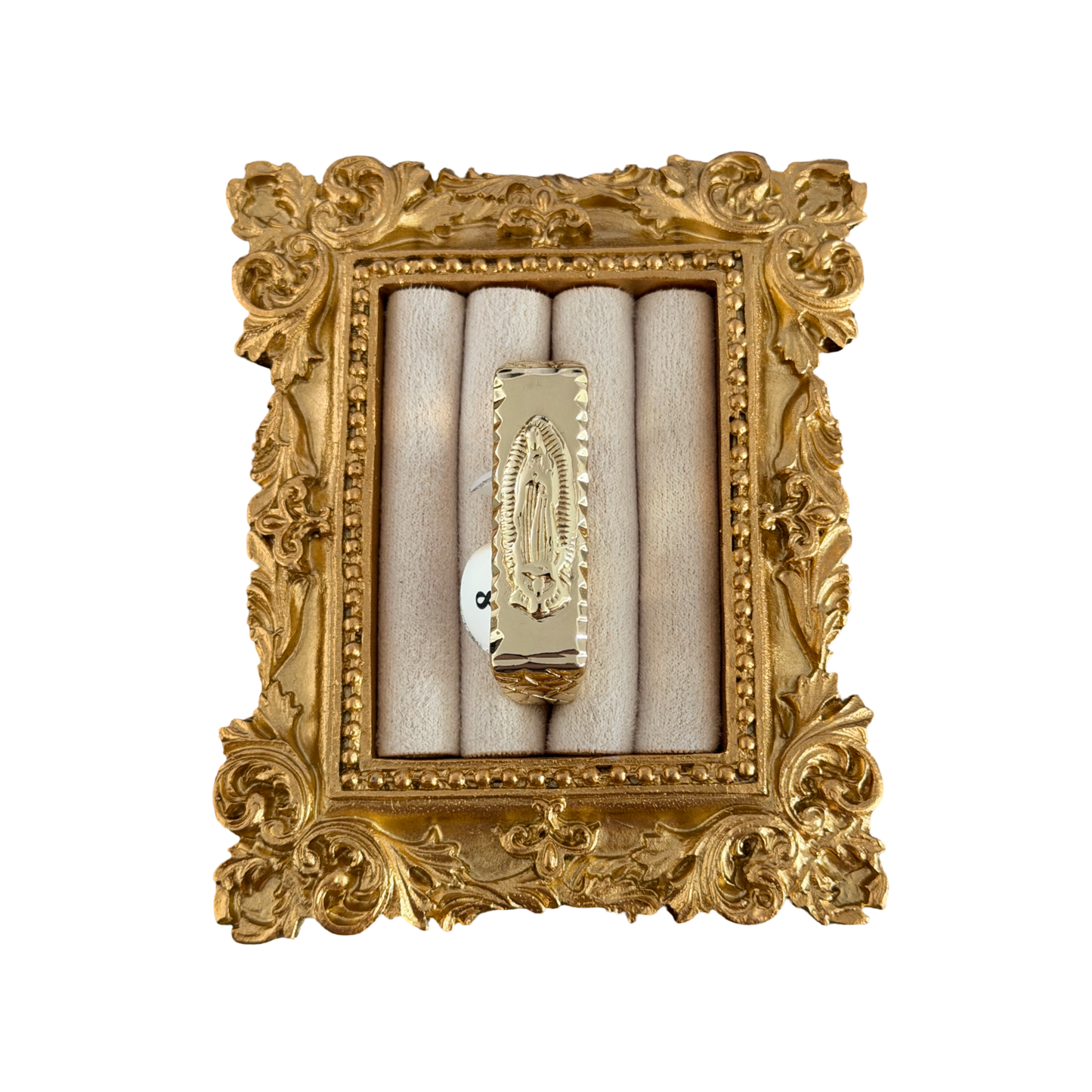 Solid Virgencita Double Ring