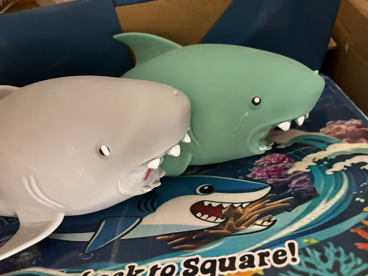 8pc Shark Squishy mix colors