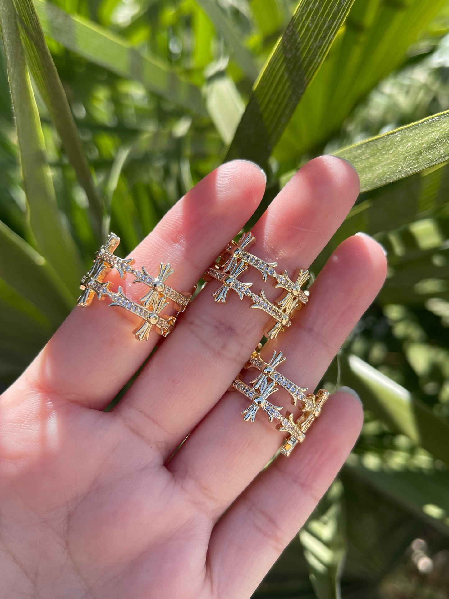 1pc Ring Cruz adjustable