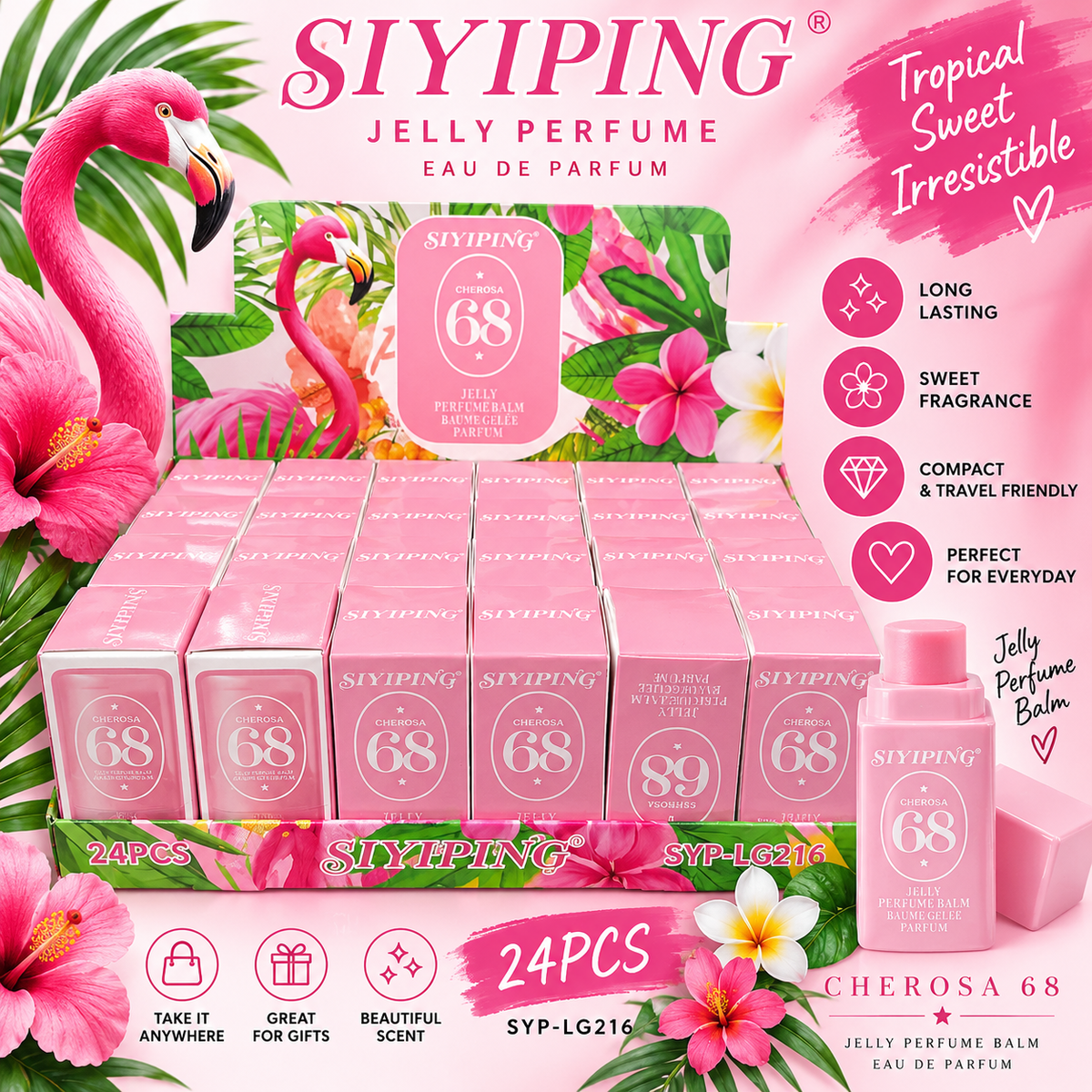 68 Perfume Balm 24pc