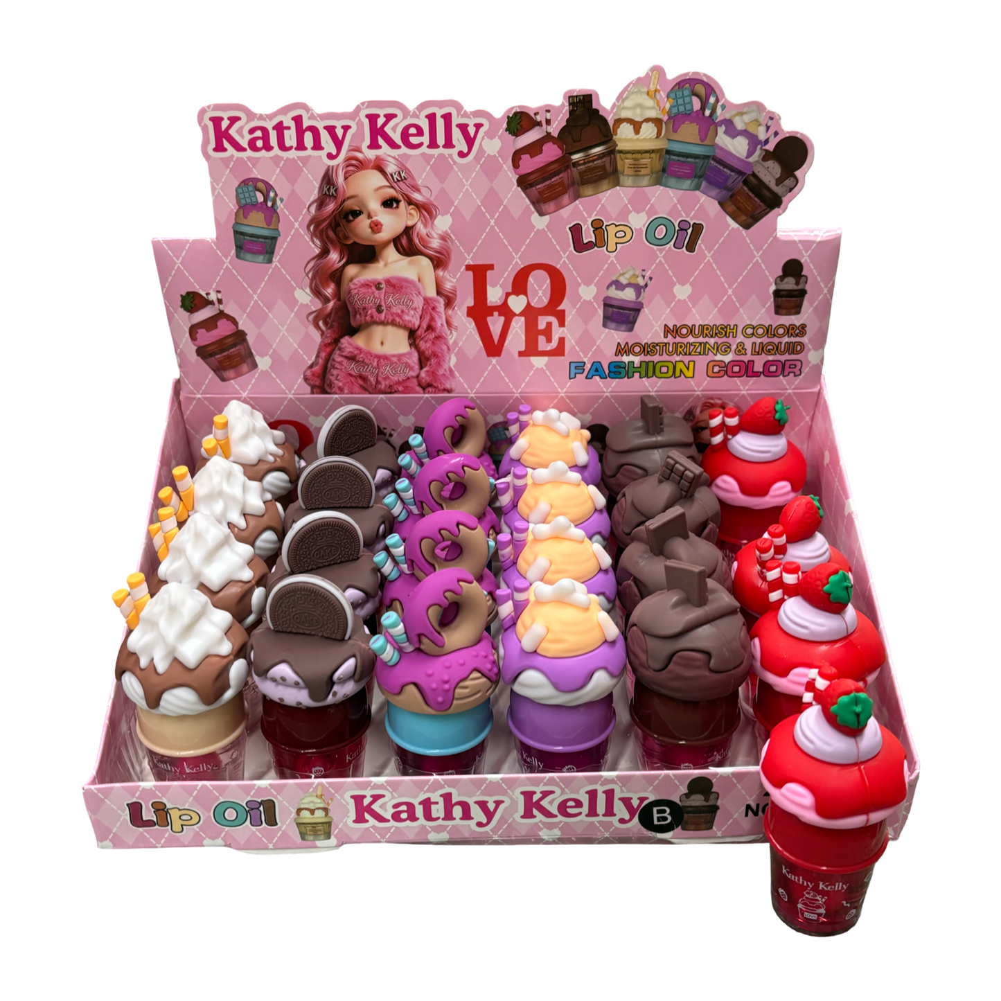 Lip mini cupcake 24pcs