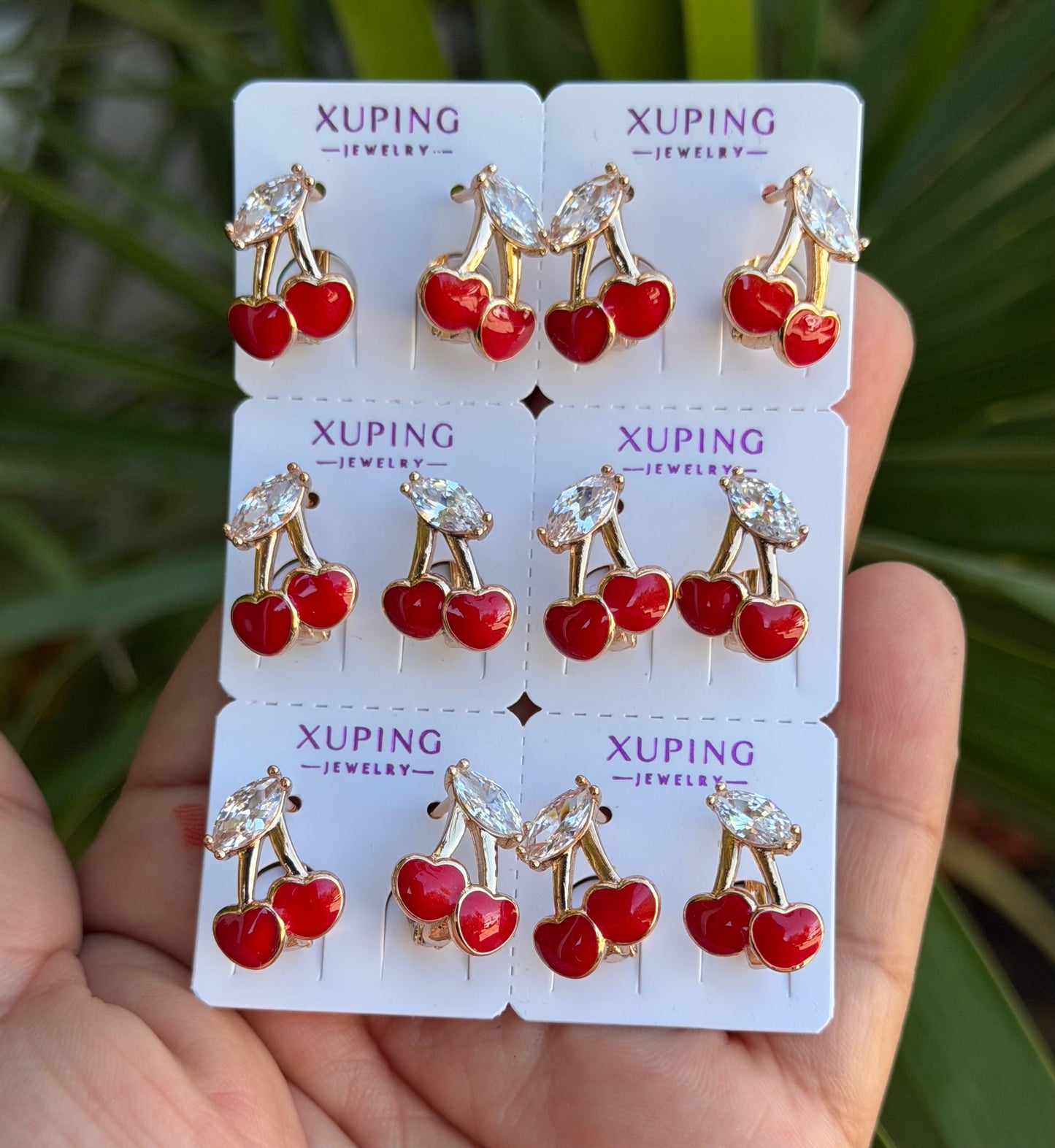 Cherry pack earring #0347