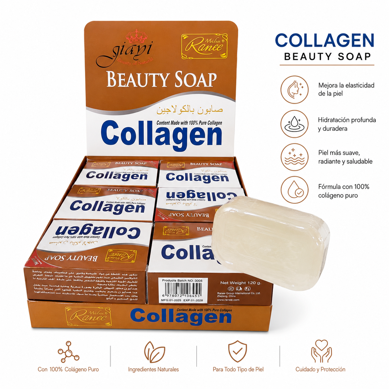 12pc Collagen Soap