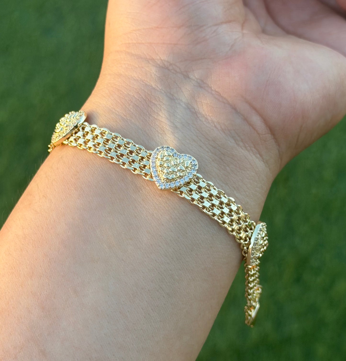 Heart Nugget Bracelet