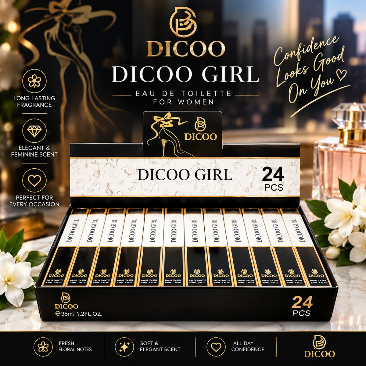 Dicoo girl perfume 24pcs