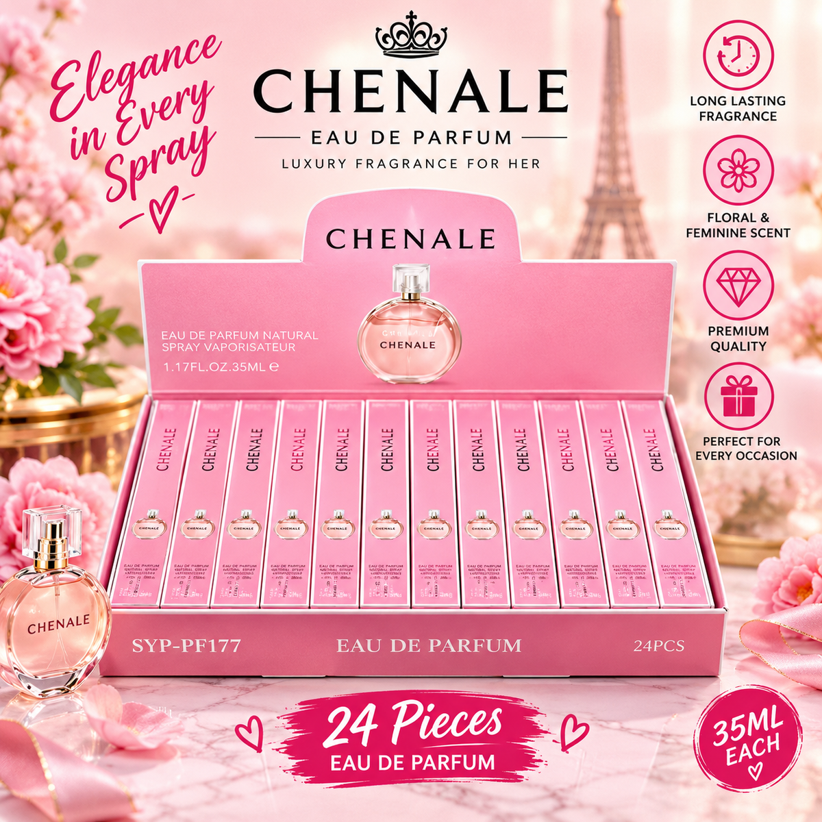 Chenale perfume 24pcs