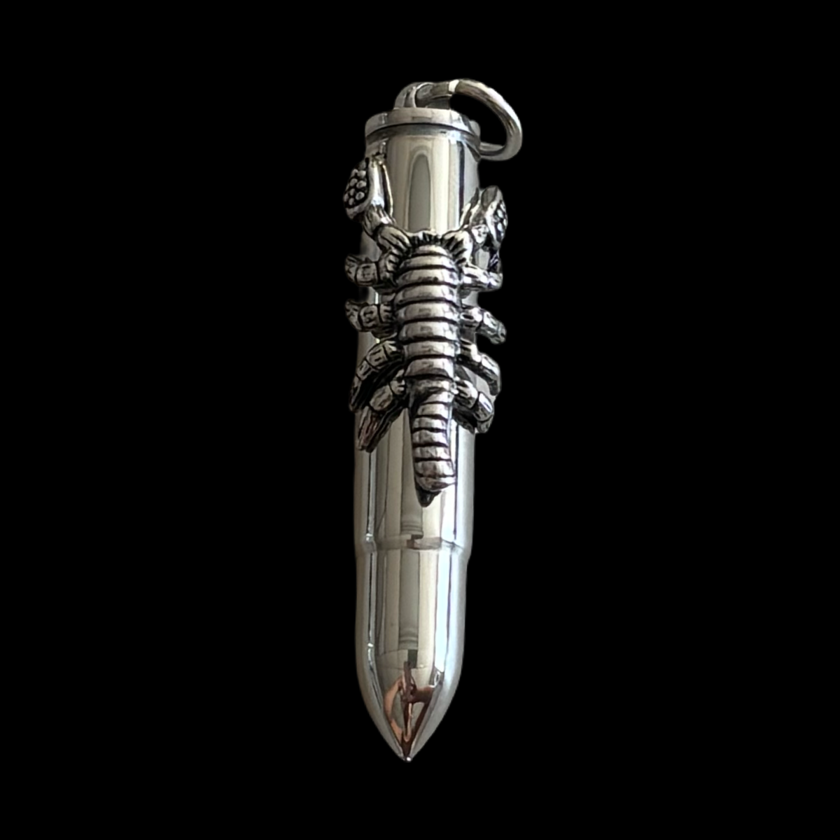 SS-24 Lobster Bullet pendant stainless steel