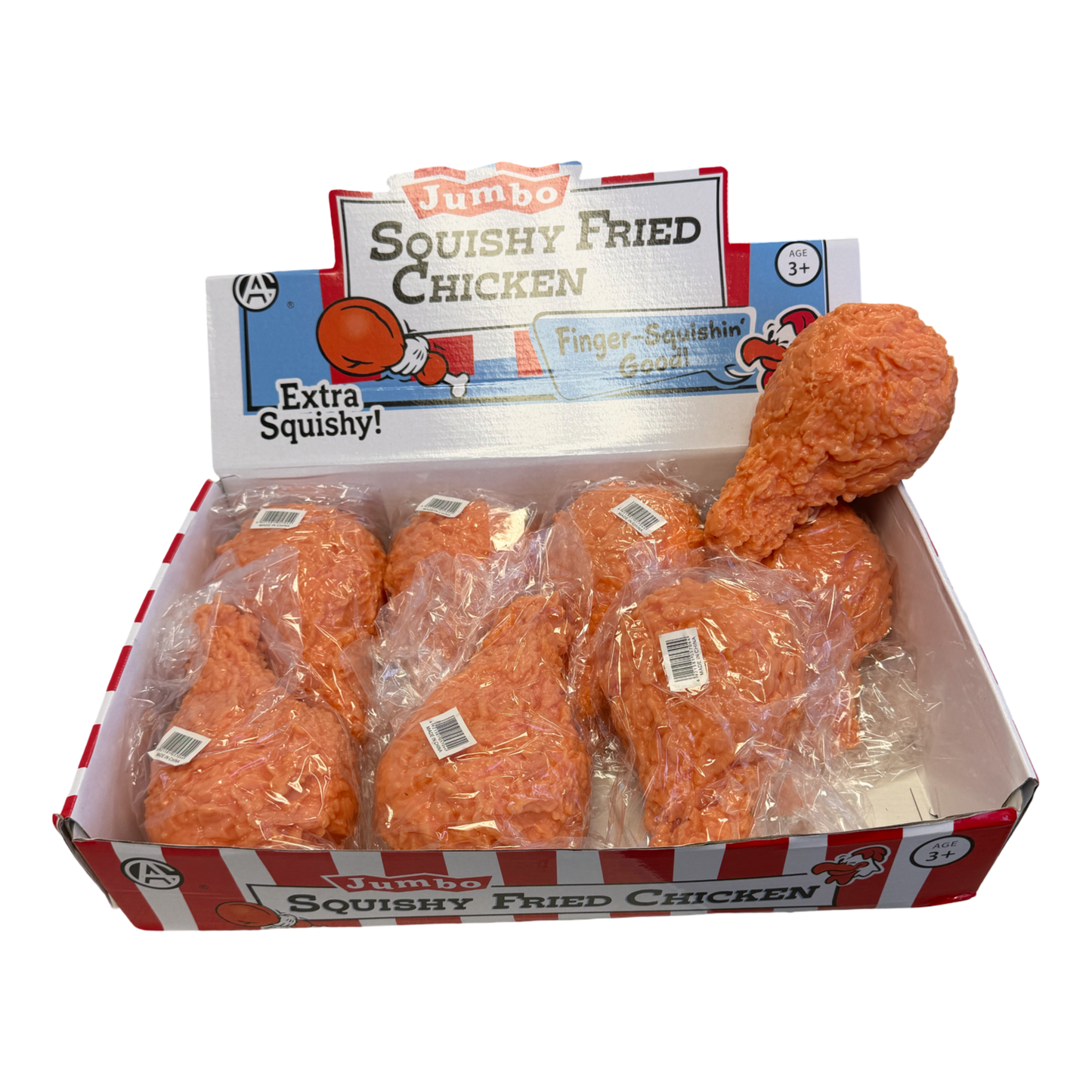 8pc Chicken Leg Squishy