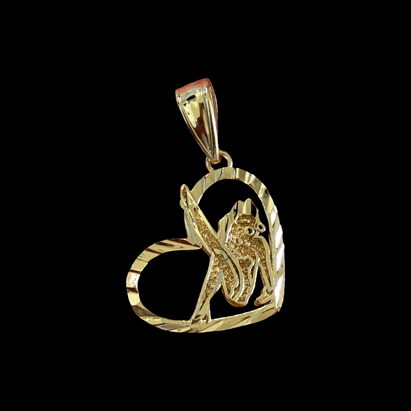 Betty boo heart pendant