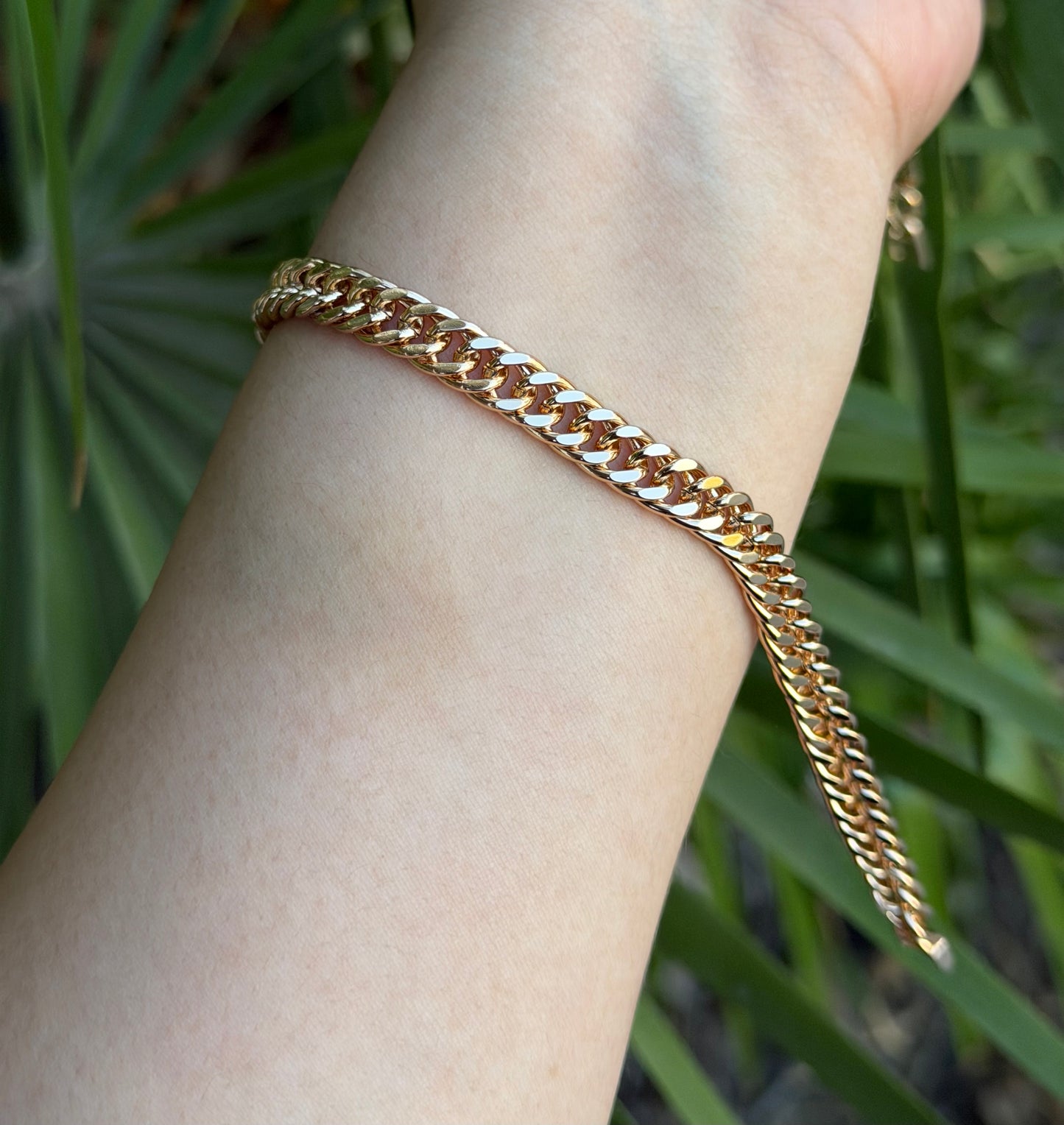 18K XP Cuban Bracelet 16-A