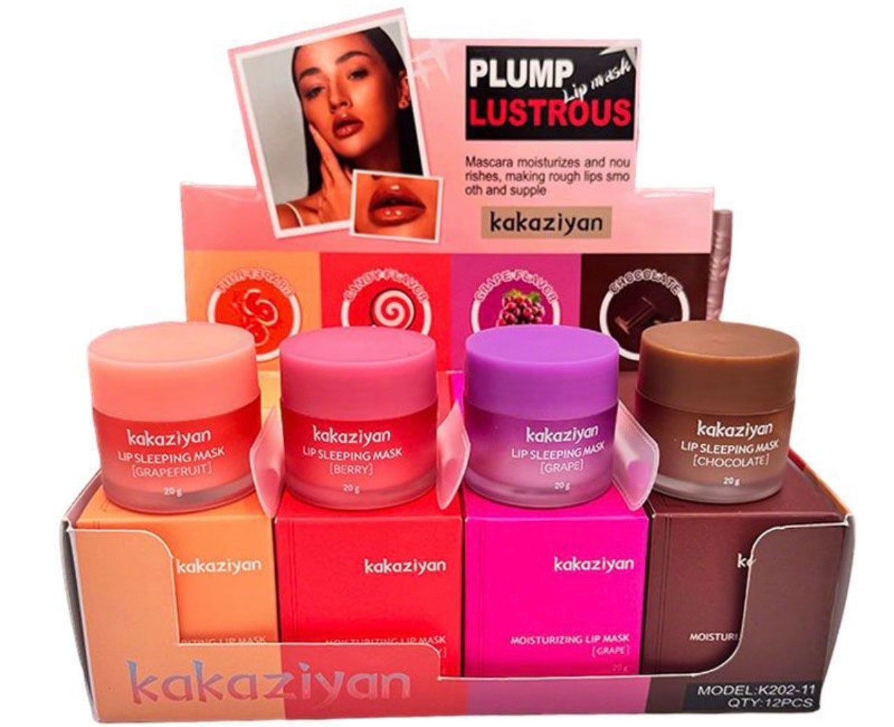 Lip Sleeping Mask 12pc #7-109