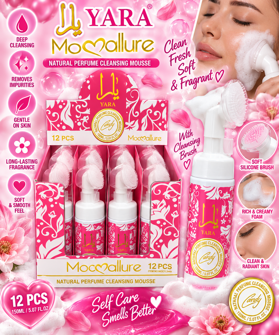 12pc Foam Wash