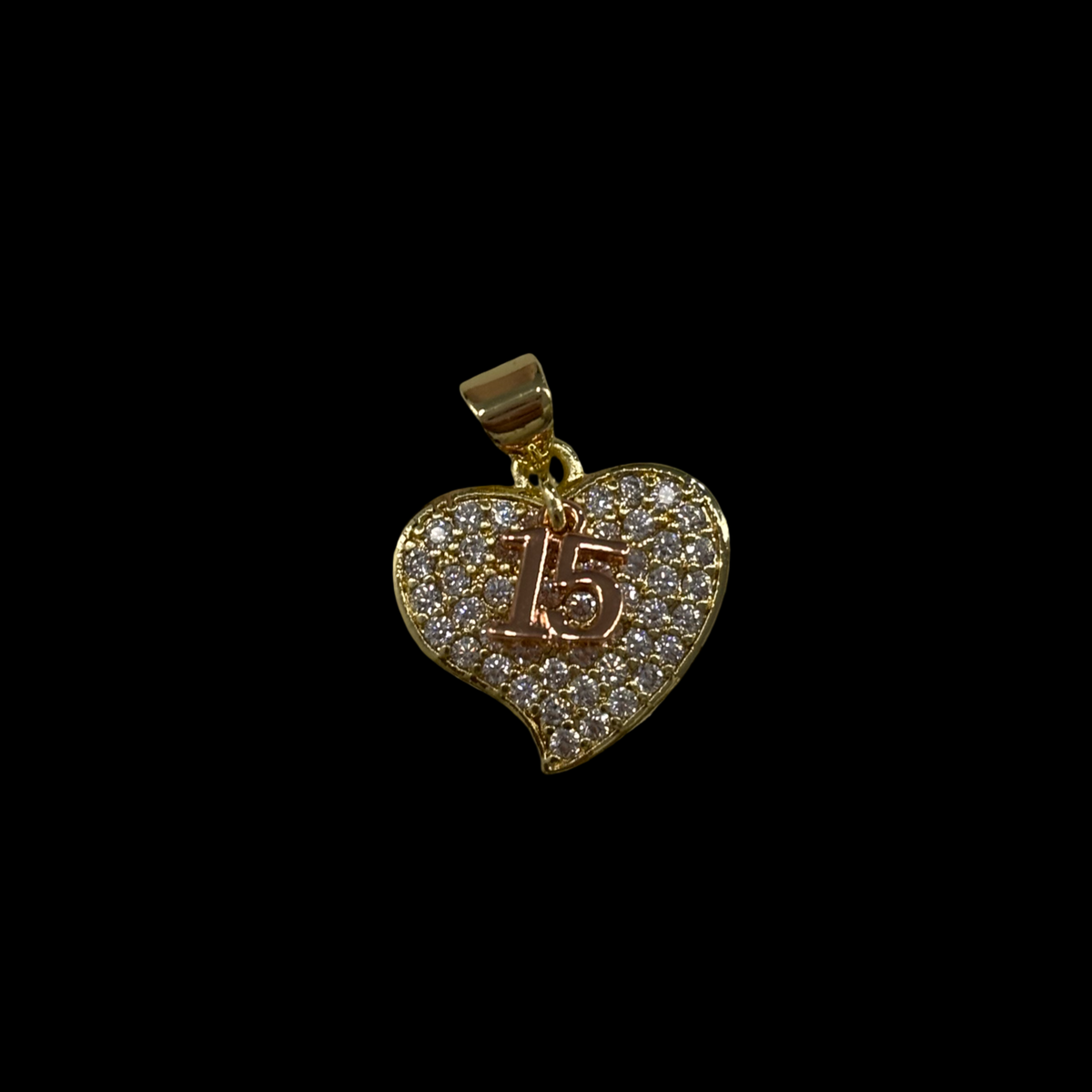 H-81 heart 15year pendant