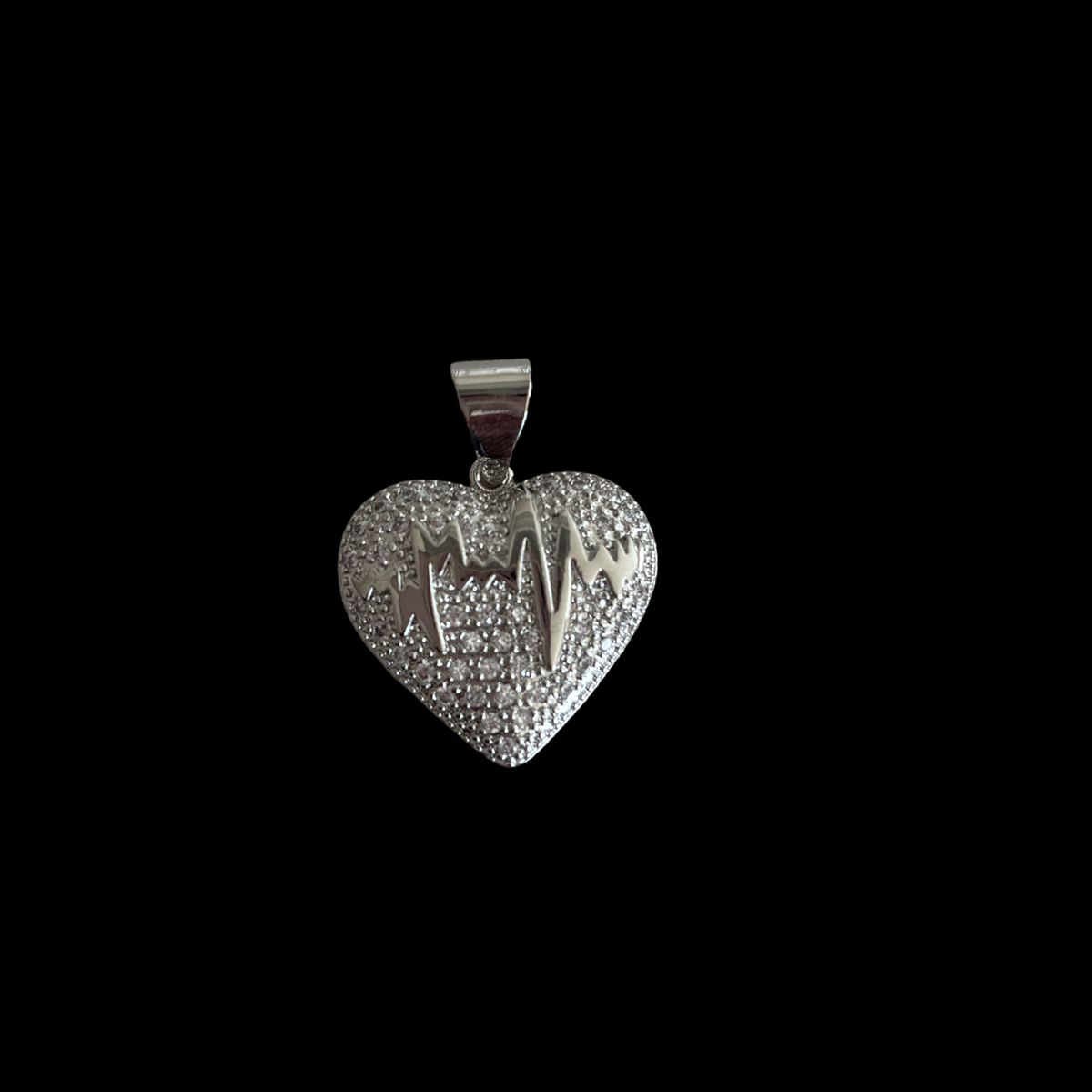 H-43 heart pendant