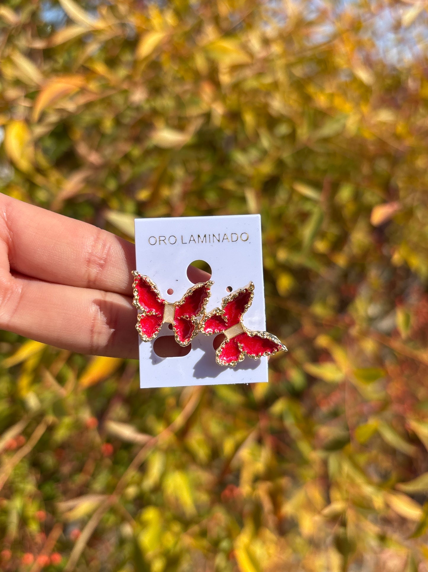 Red Butterfly earring